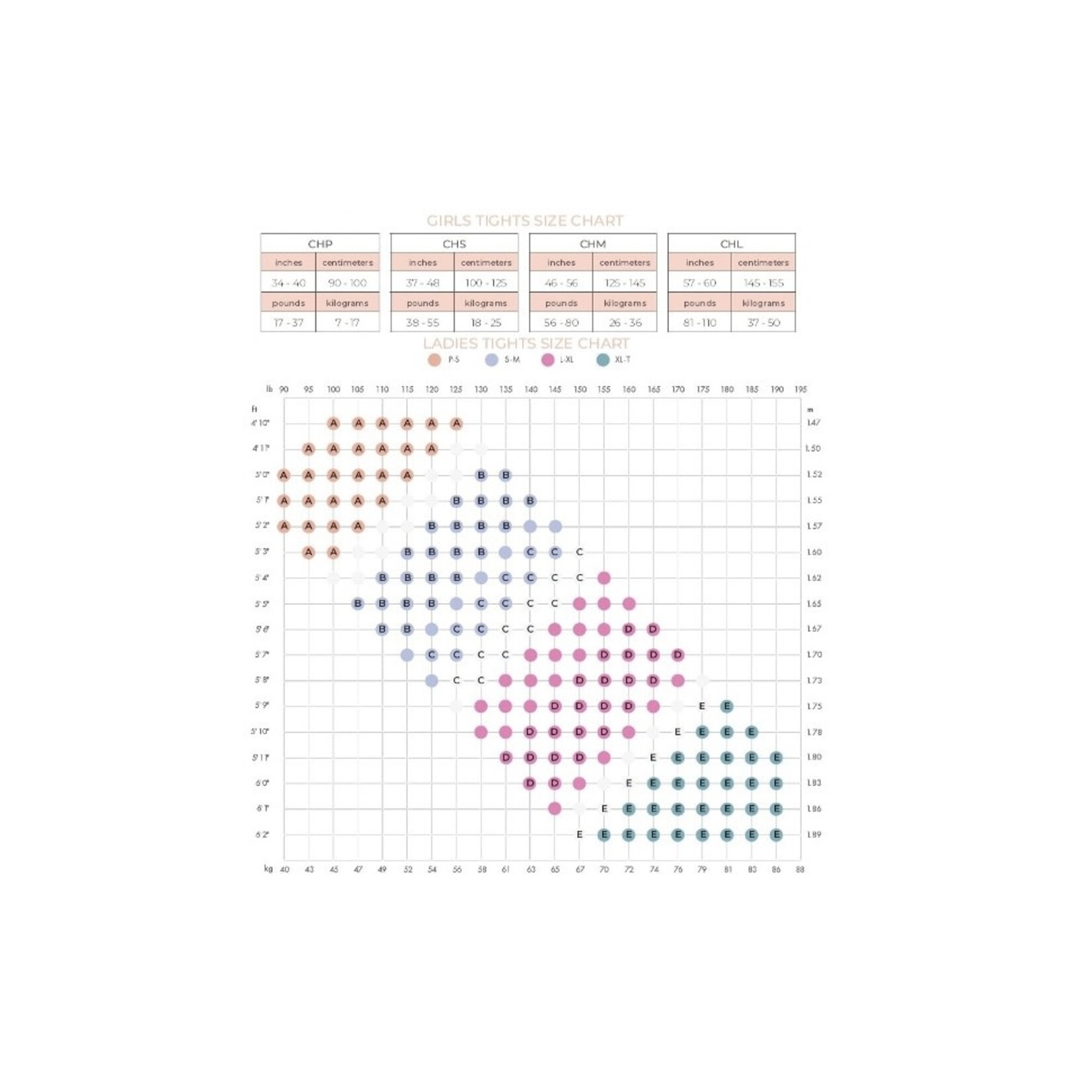 Bloch T0981G Girls Contoursoft Footed Tights