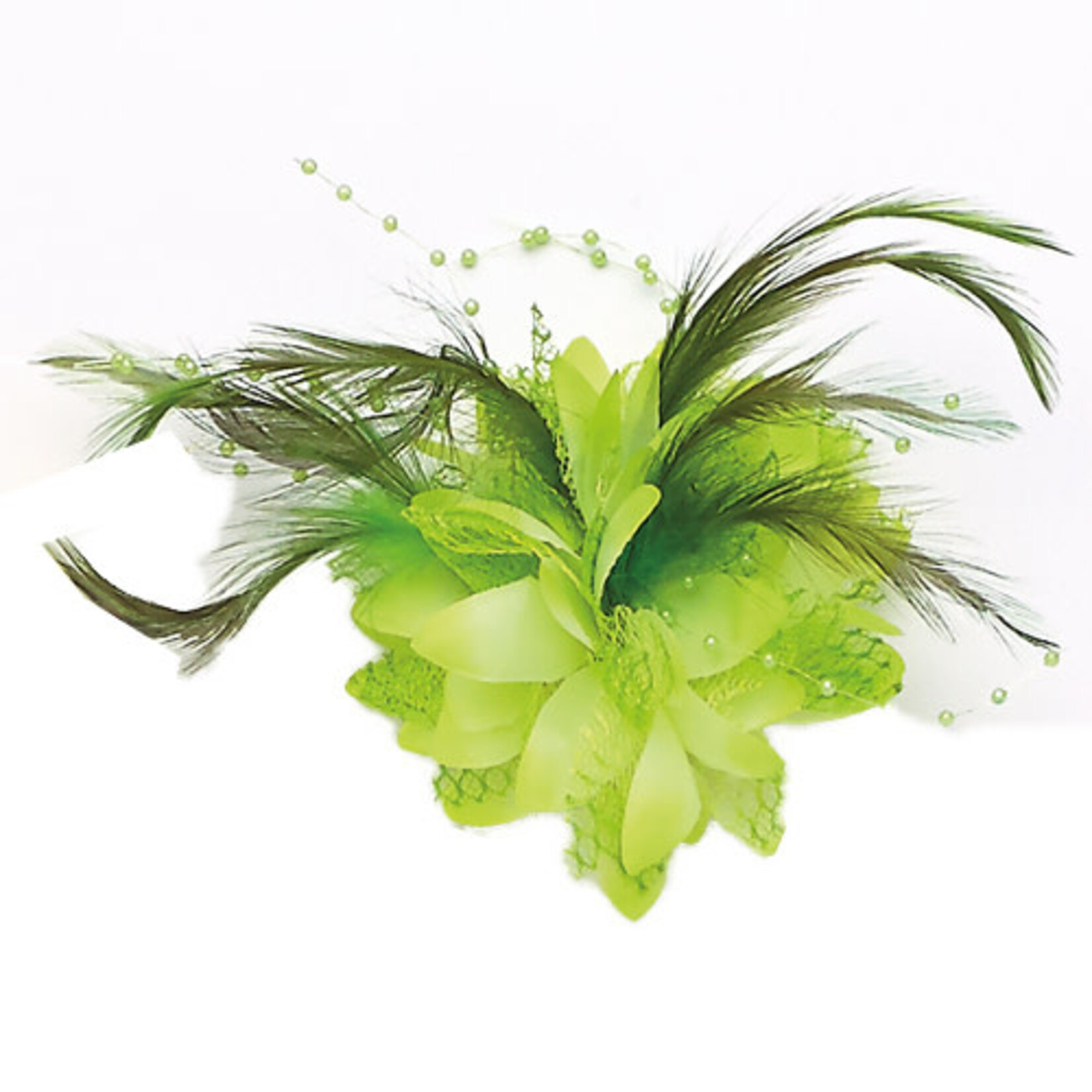 Dasha 2365 Bead and Feather Clip Assorted