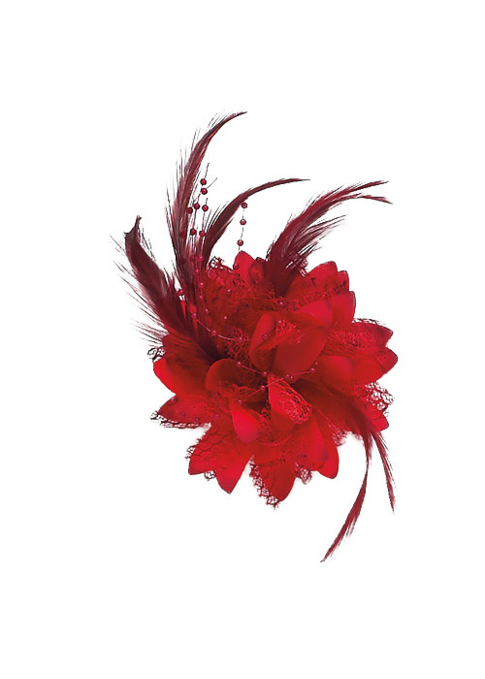 Dasha Dasha 2365 Bead and Feather Clip Assorted