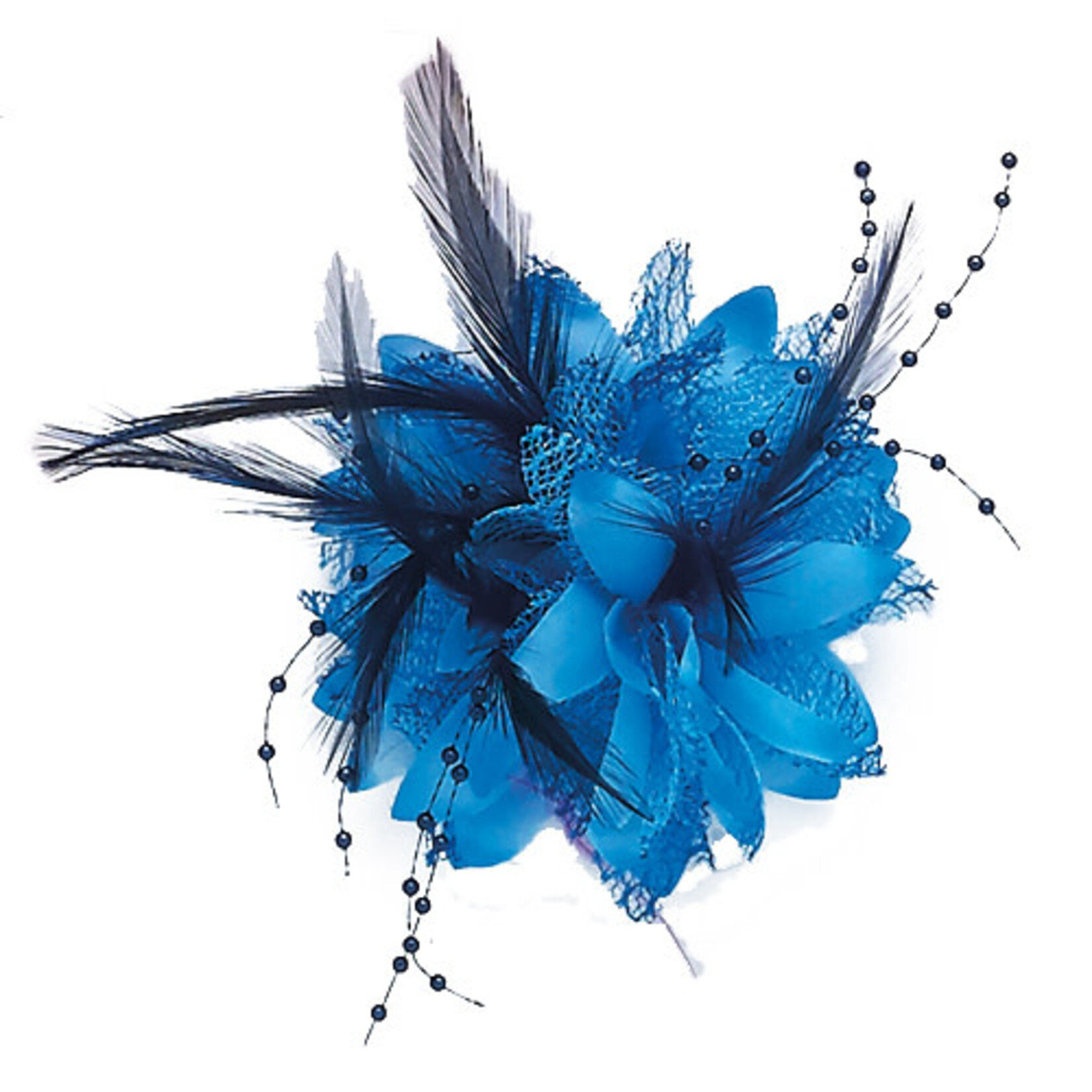 Dasha 2365 Bead and Feather Clip Assorted