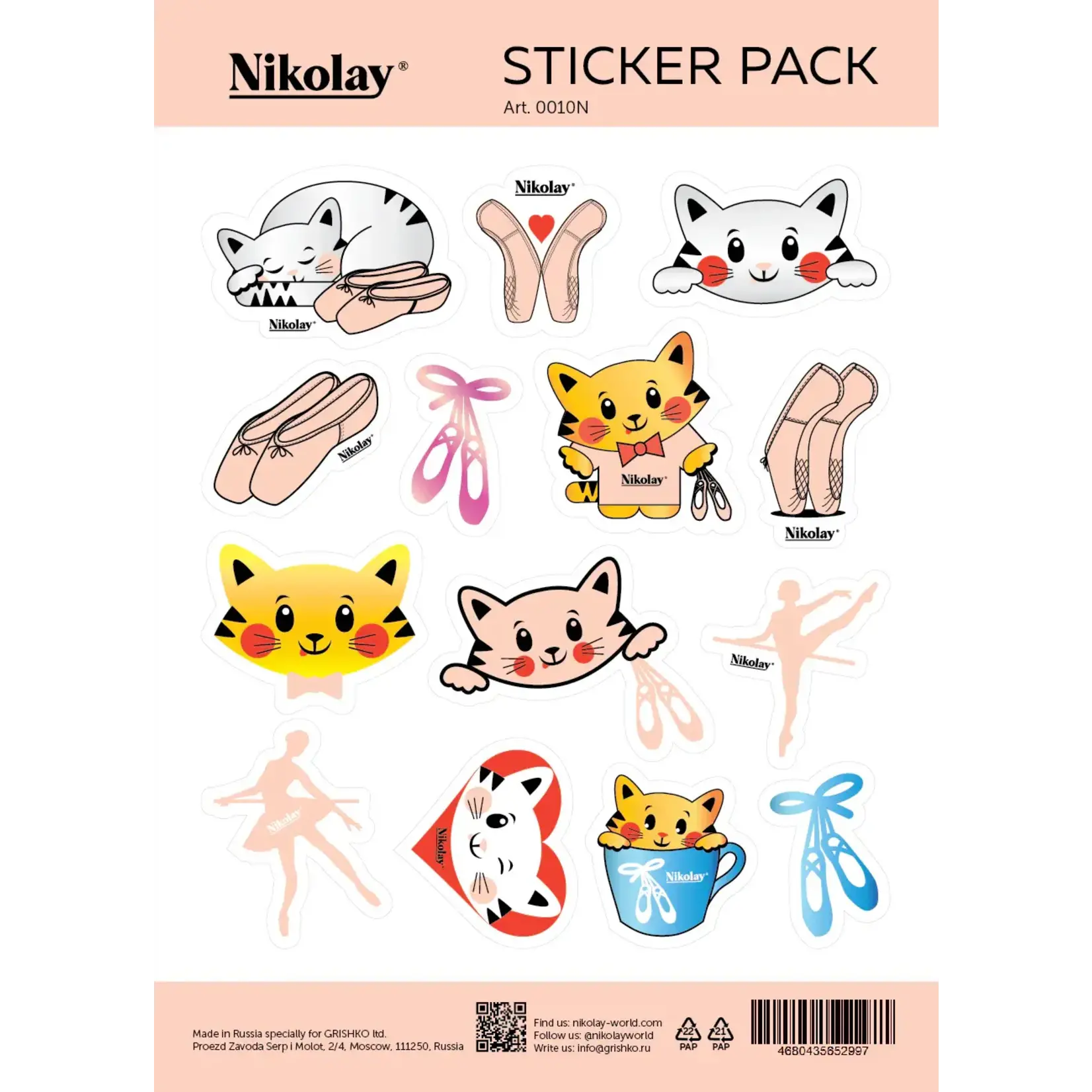 Nikolay Nikolay Sticker (Single)
