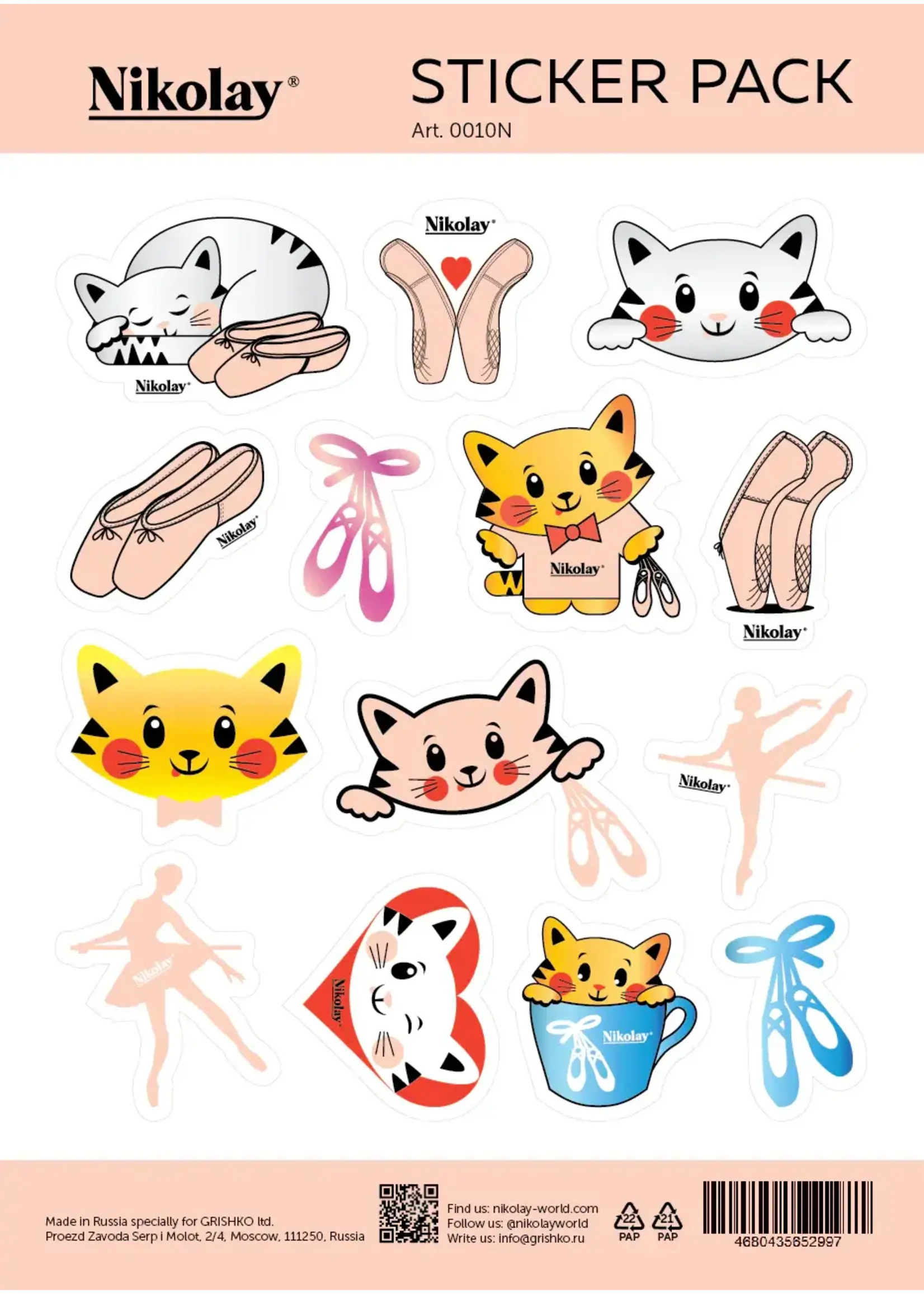 Nikolay Nikolay Sticker (Single)