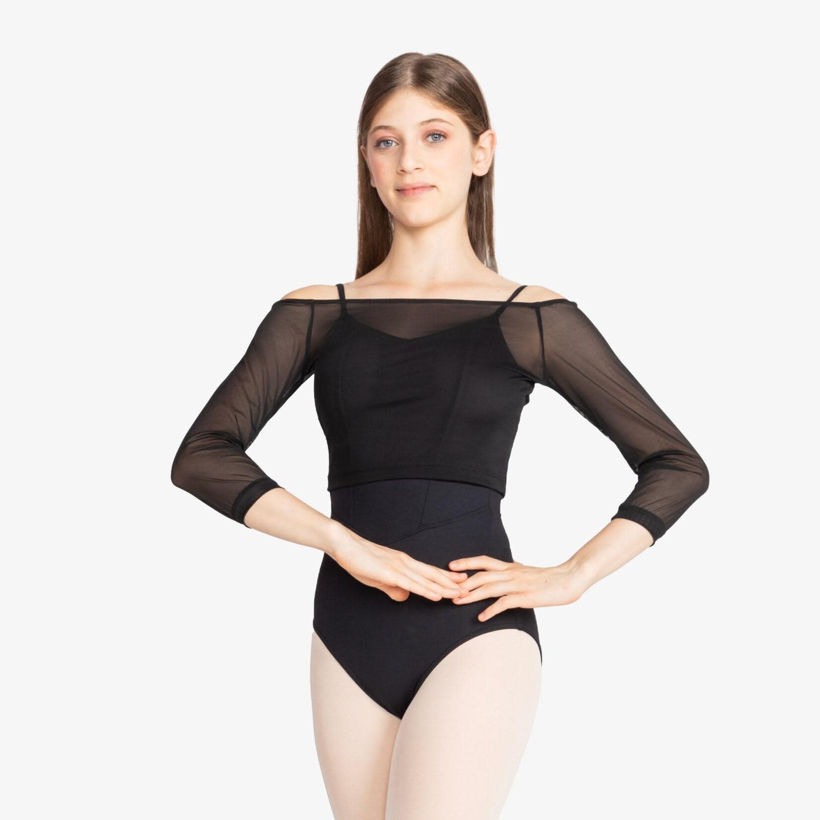 So Danca So Danca SL226 Anala Mesh Top
