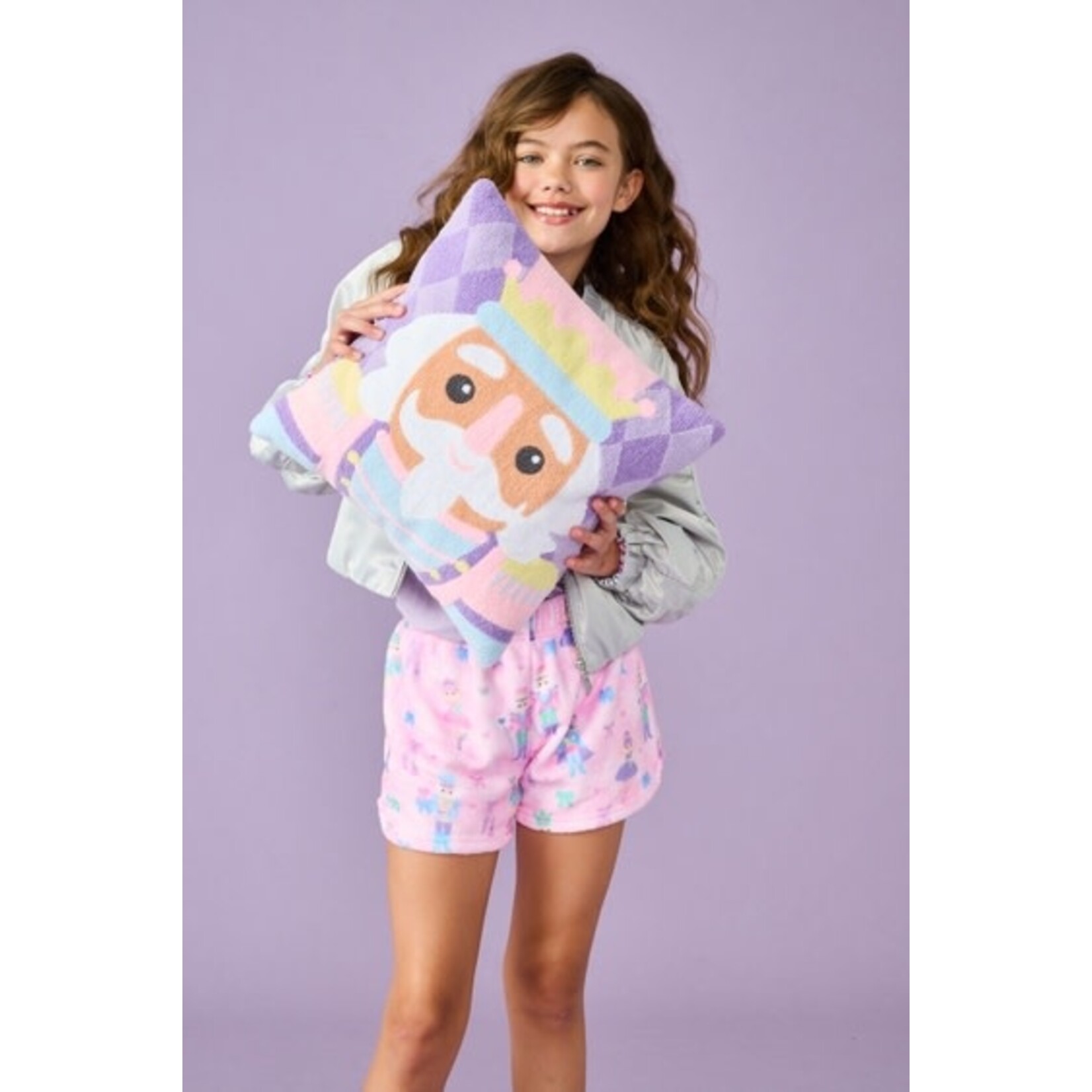 Iscream Iscream Nutcracker Ballet Chenille Pillow