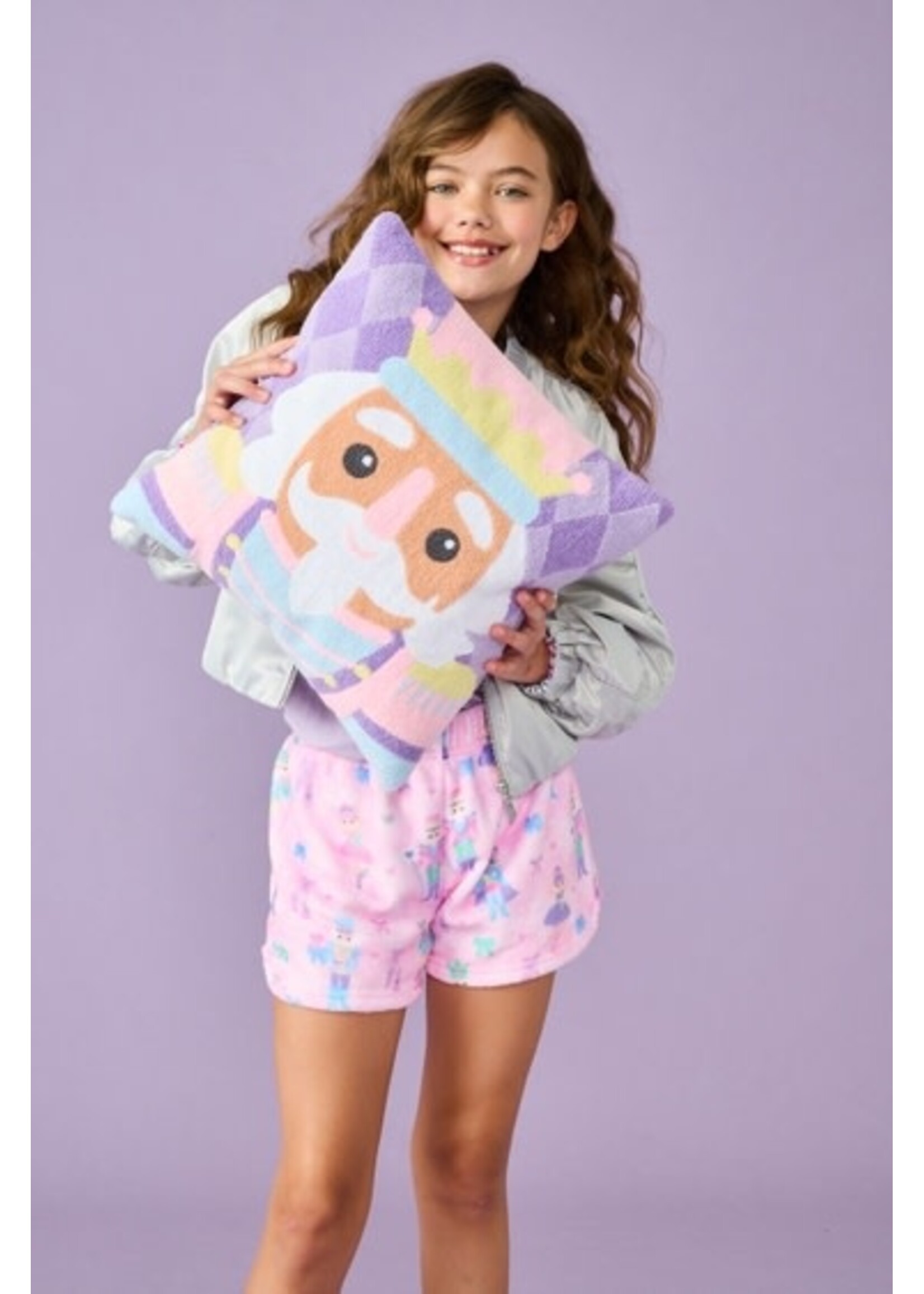 Iscream Iscream Nutcracker Ballet Chenille Pillow