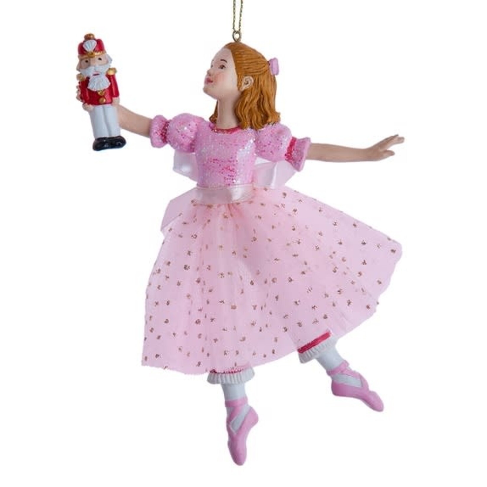 Kurt S. Adler, Inc. Kurt S Adler 6.75" Resin Pink Clara Ballerina Nutcracker Ornament Single