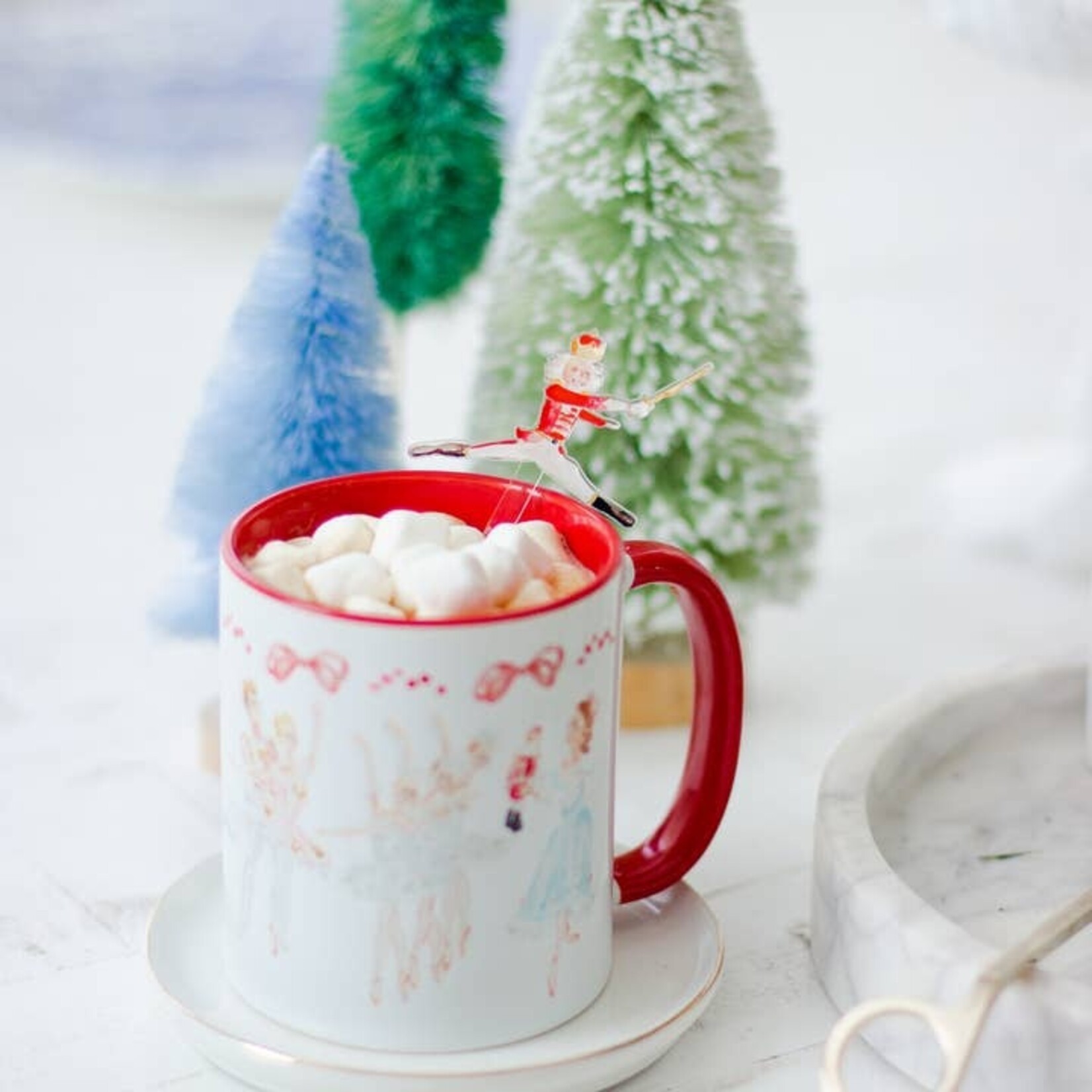 Simply Jessica Marie Nutcracker Watercolor Acrylic Stir Sticks Set of 4