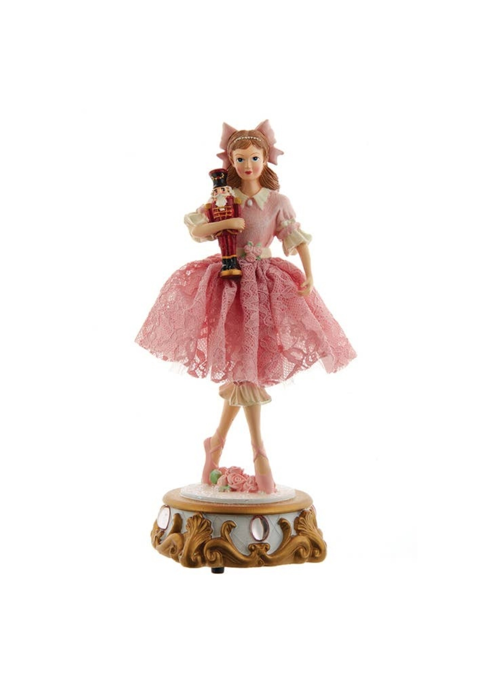 Kurt S. Adler, Inc. Kurt S Adler Clara  Ballet Nutcracker Musical Tabletop Decor