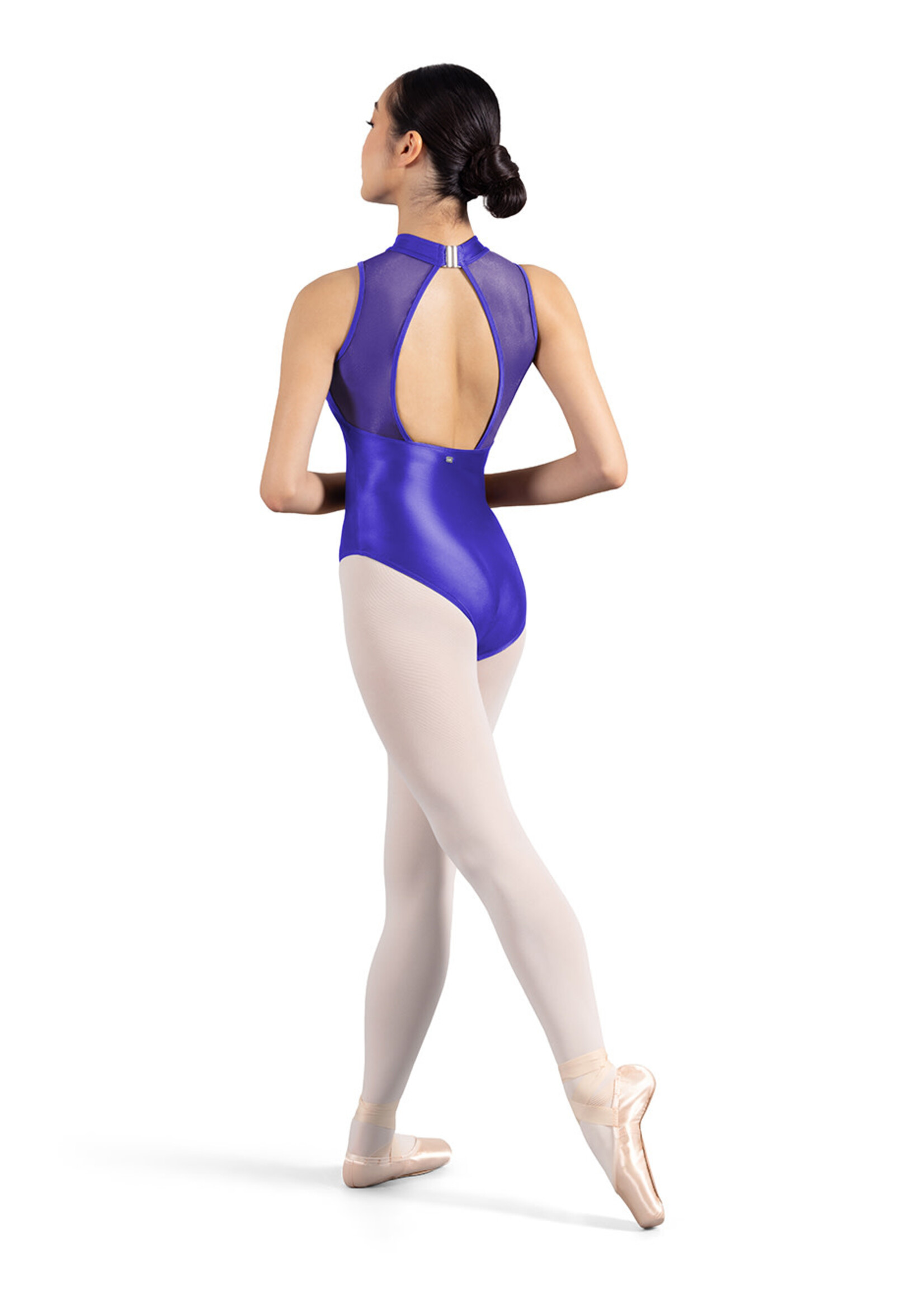 Bloch Bloch M3118LM Adult Mock Neck Open Back Tank Leotard