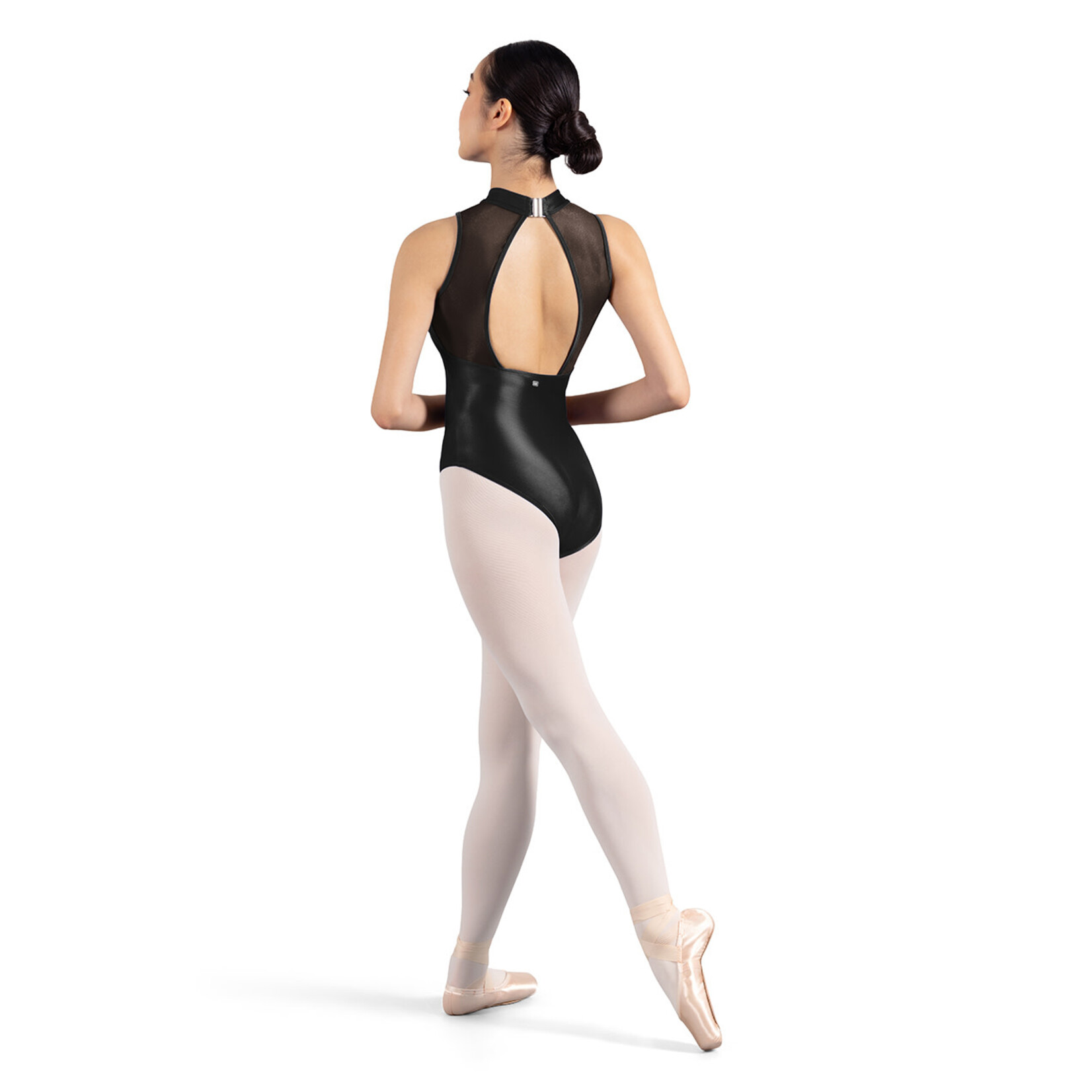 Bloch Bloch M3118LM Adult Mock Neck Open Back Tank Leotard