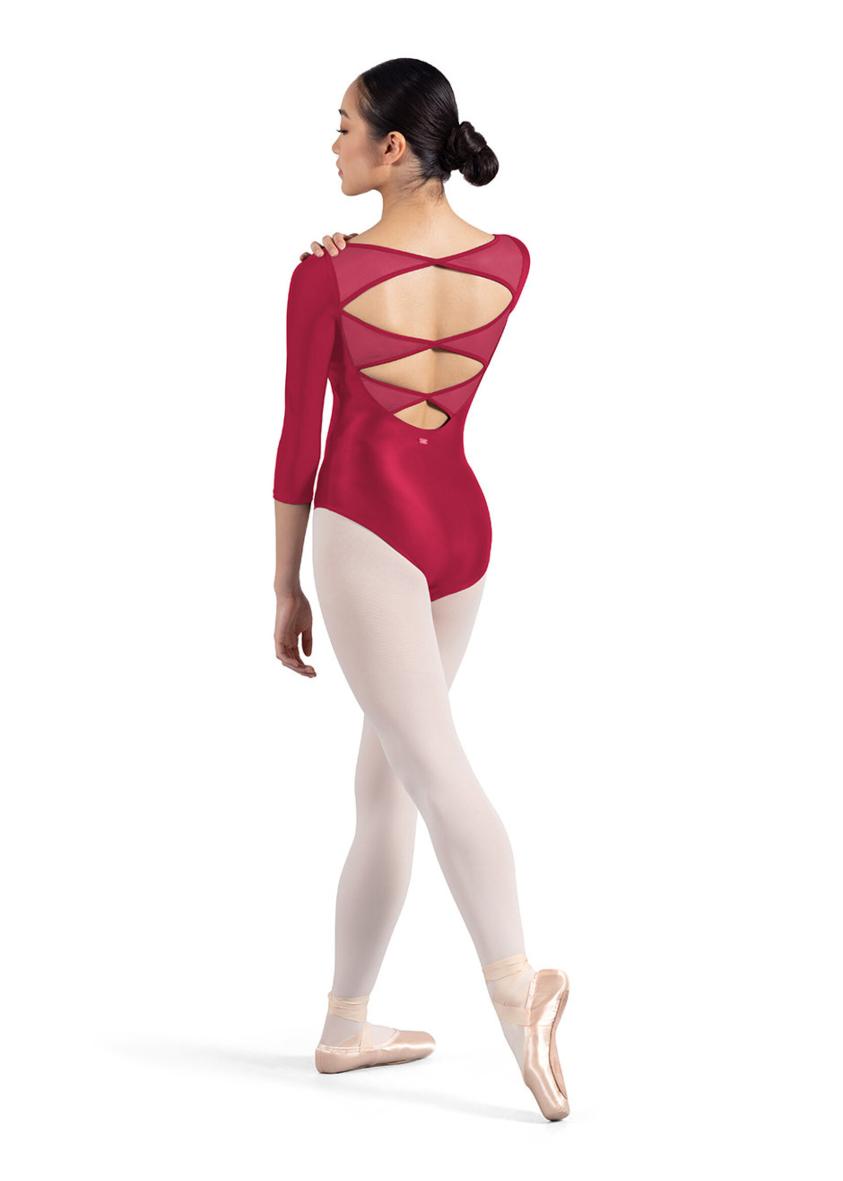 Bloch Bloch M1023LM Adult V Neck 3/4 Sleeve Leotard