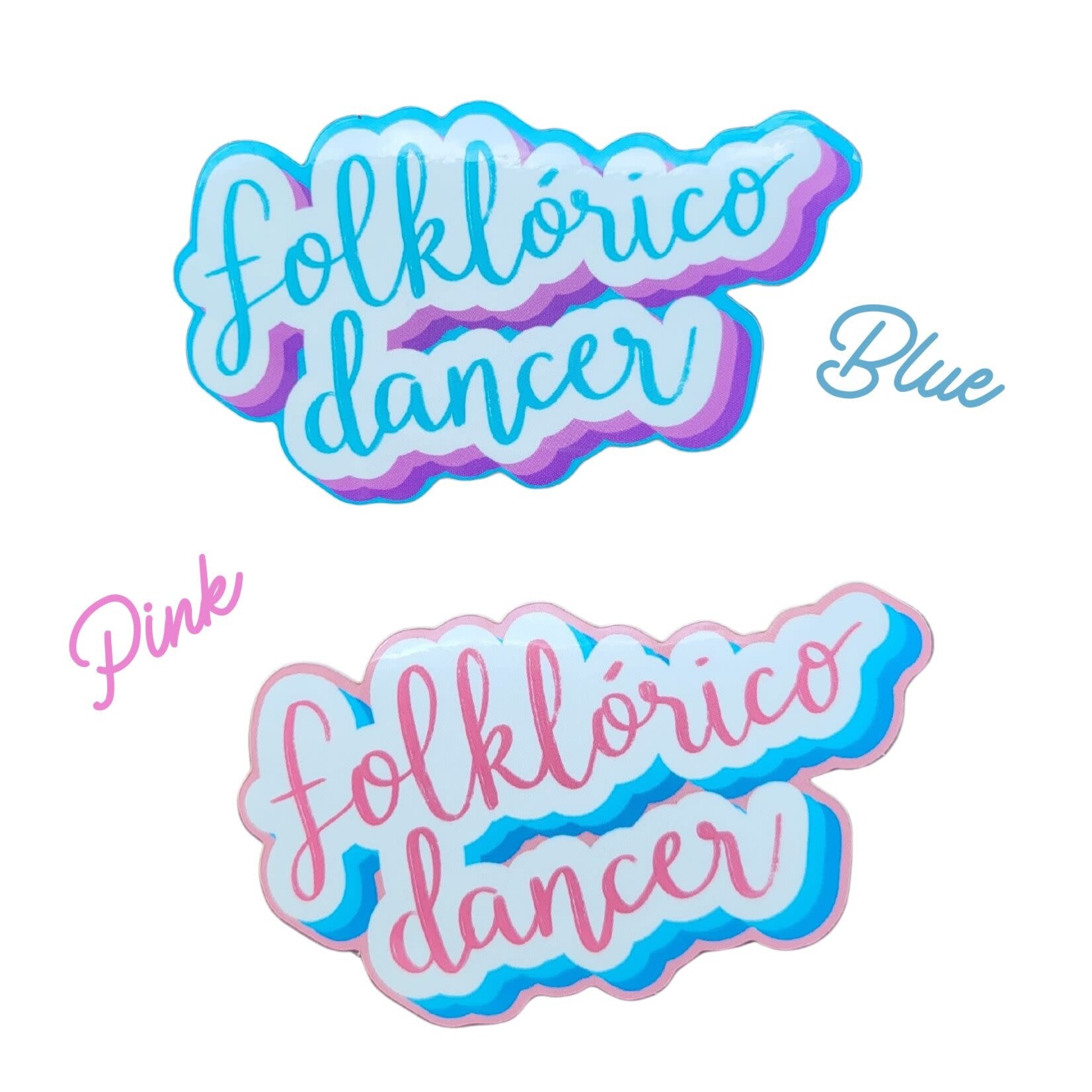 Movin' Easy Dancewear Folklorico Dancer Vinyl Sticker