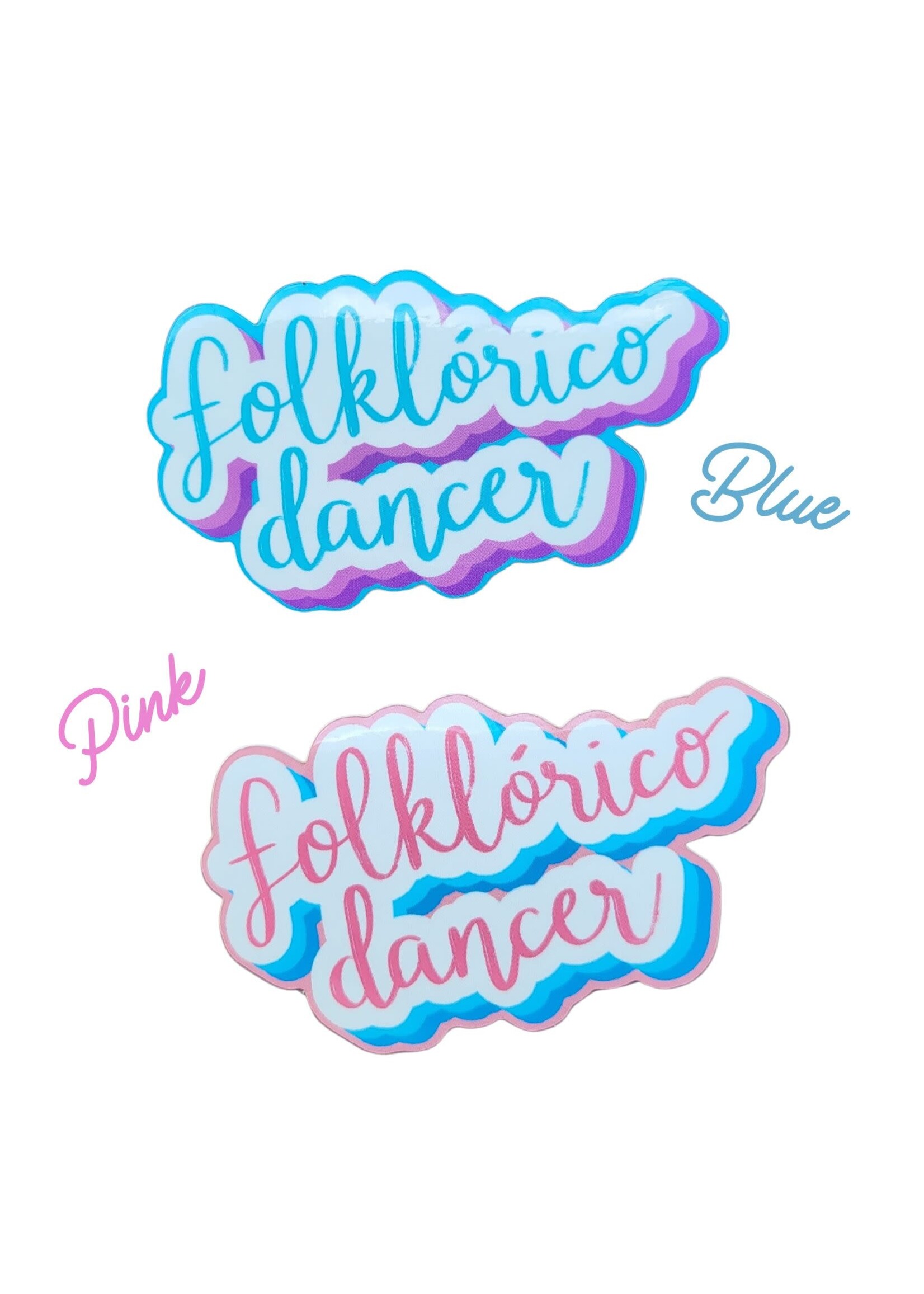 Movin' Easy Dancewear Folklorico Dancer Vinyl Sticker