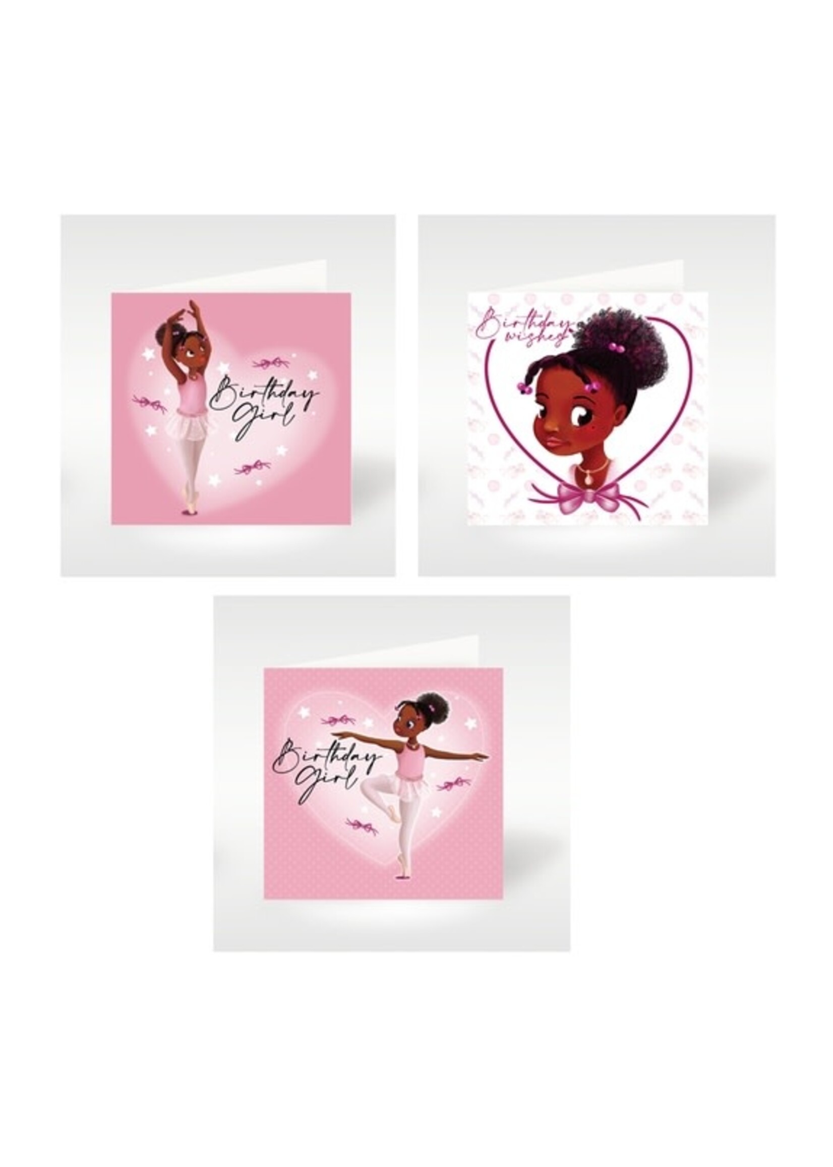 Nia Ballerina Nia Ballerina Birthday Card Assorted