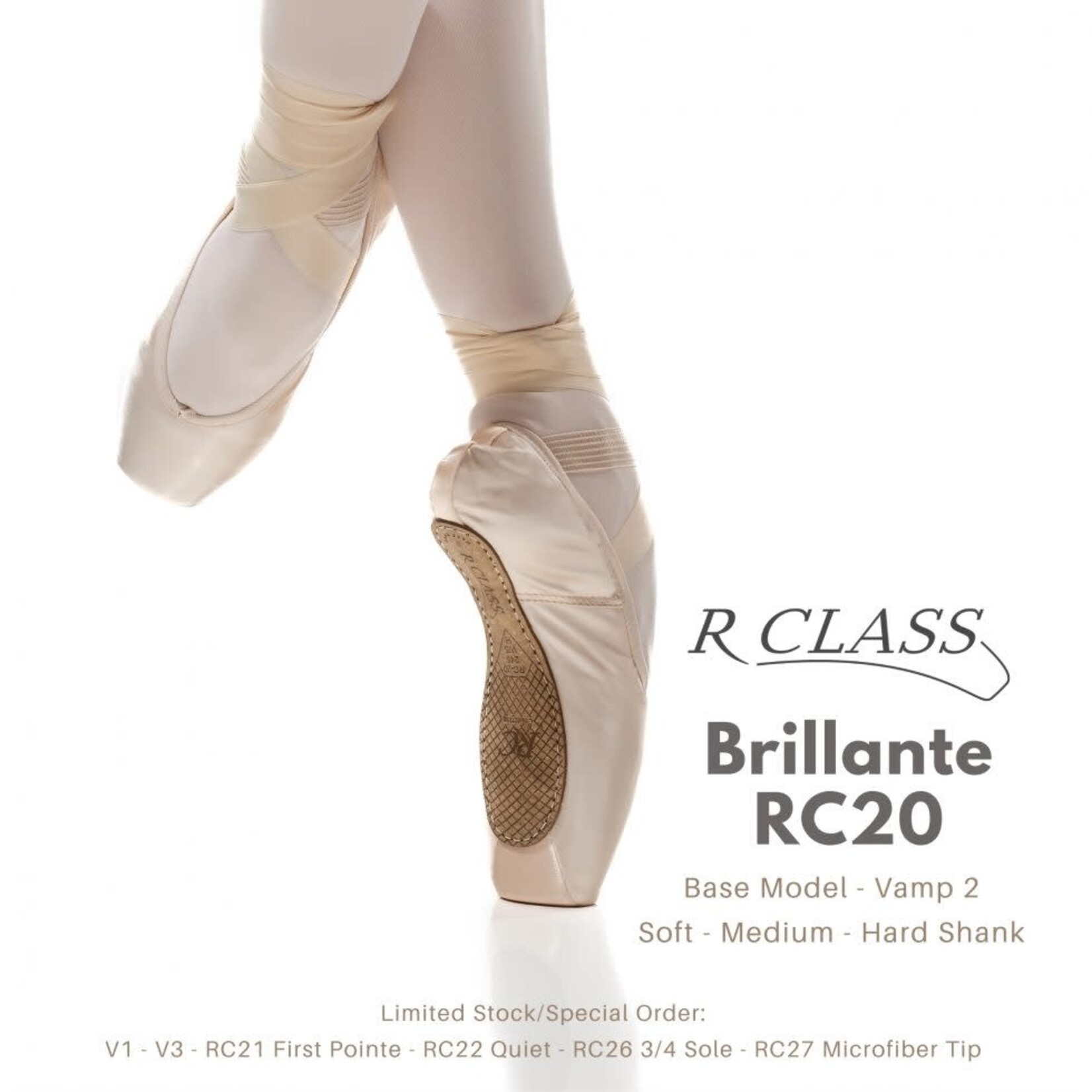 R-Class RC20dV2 BRILLANTE Base Model Pointe Shoe