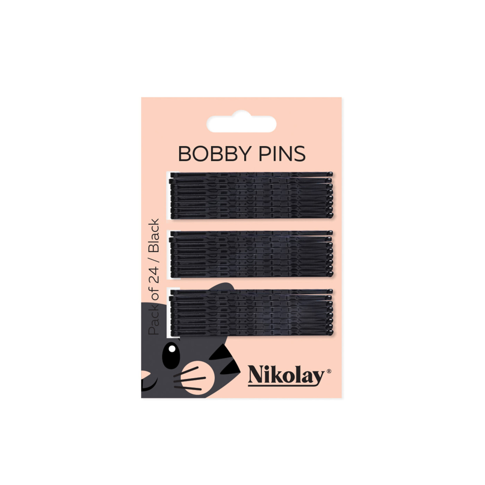 Nikolay HA2006N Bobby Pins (Pack of 24)