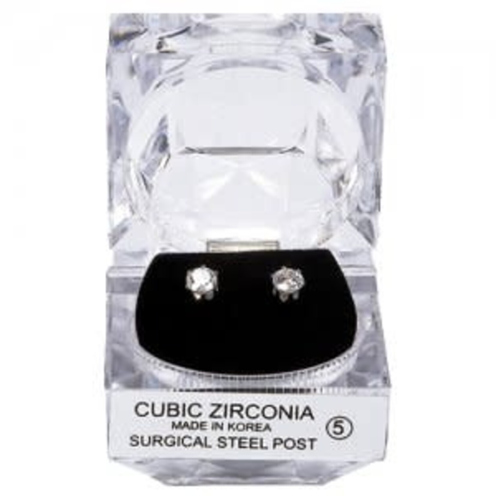 Dasha Dasha 2718 Small CZ Post Earings