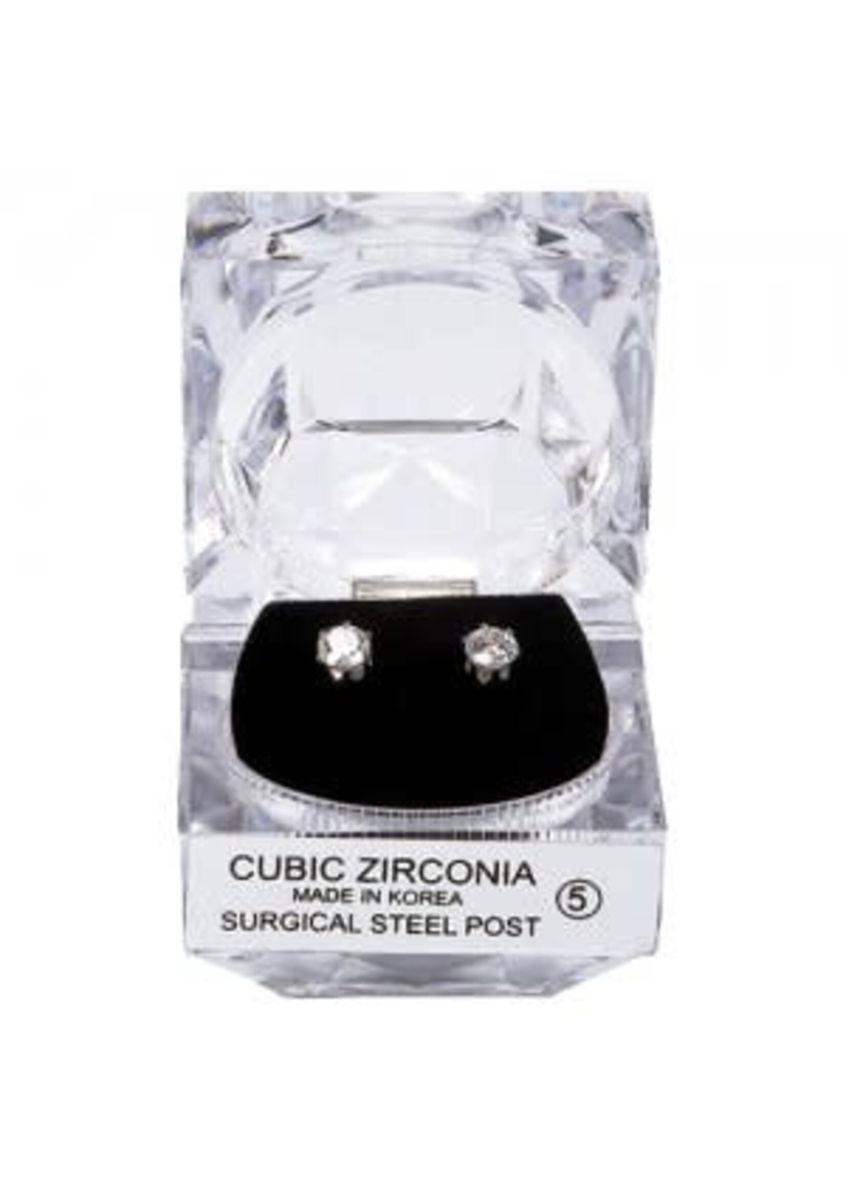 Dasha Dasha 2718 Small CZ Post Earings