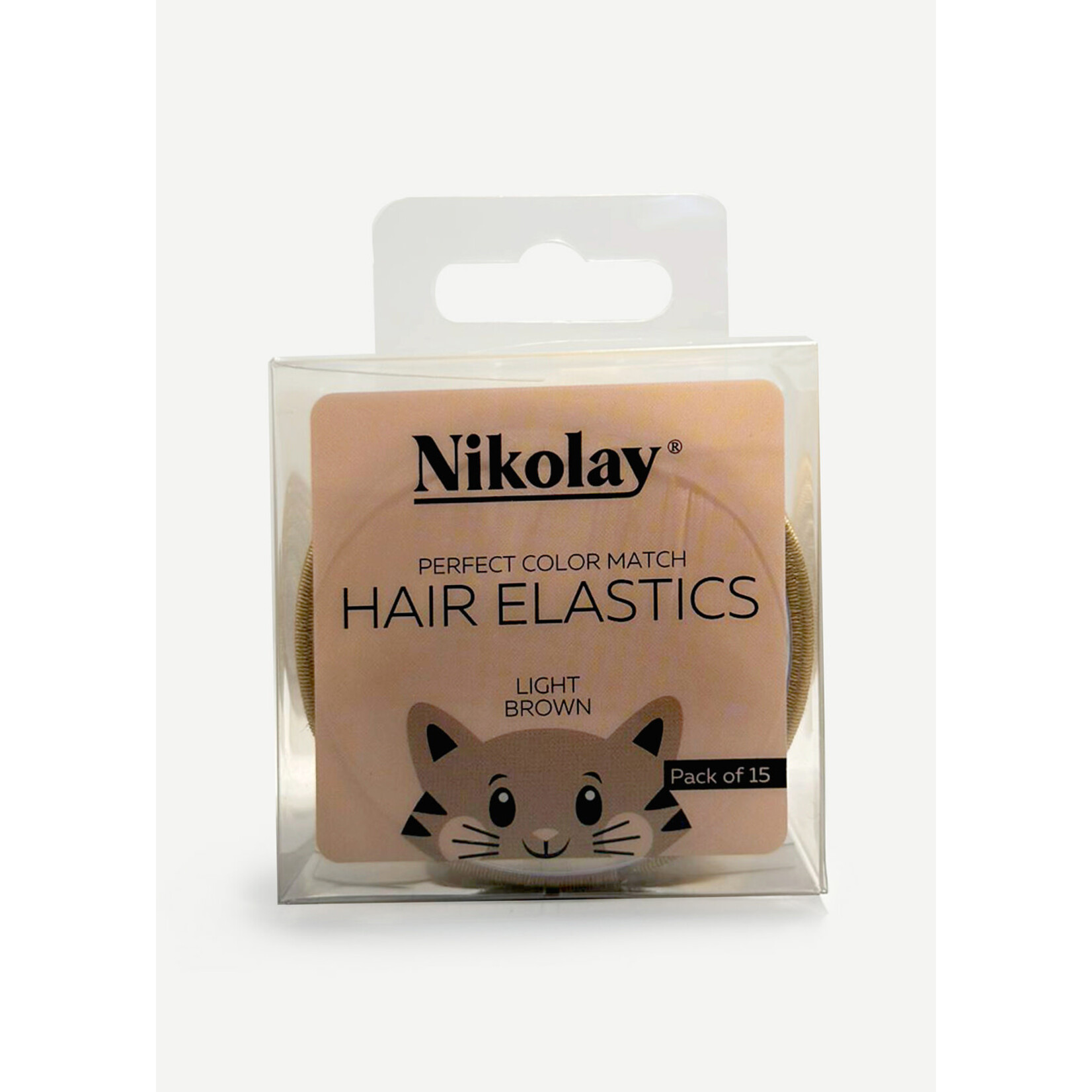 Nikolay HA1001N Hair Elastics, pack of 15