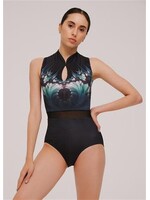 Nikolay Nikolay DA4022LP Raven High Neck Leotard