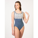 Suffolk 2694A Adult Flower Square Neck Tank Leotard