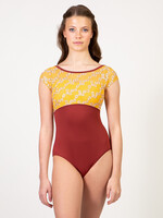 Suffolk Pointe Company Suffolk 2684A Adult Daisy Empire Sweetheart Cap Sleeve Leotard