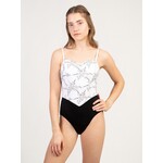 Suffolk Pointe Company Suffolk 2655A Adult Soiree Pinch Front Camisole Leotard
