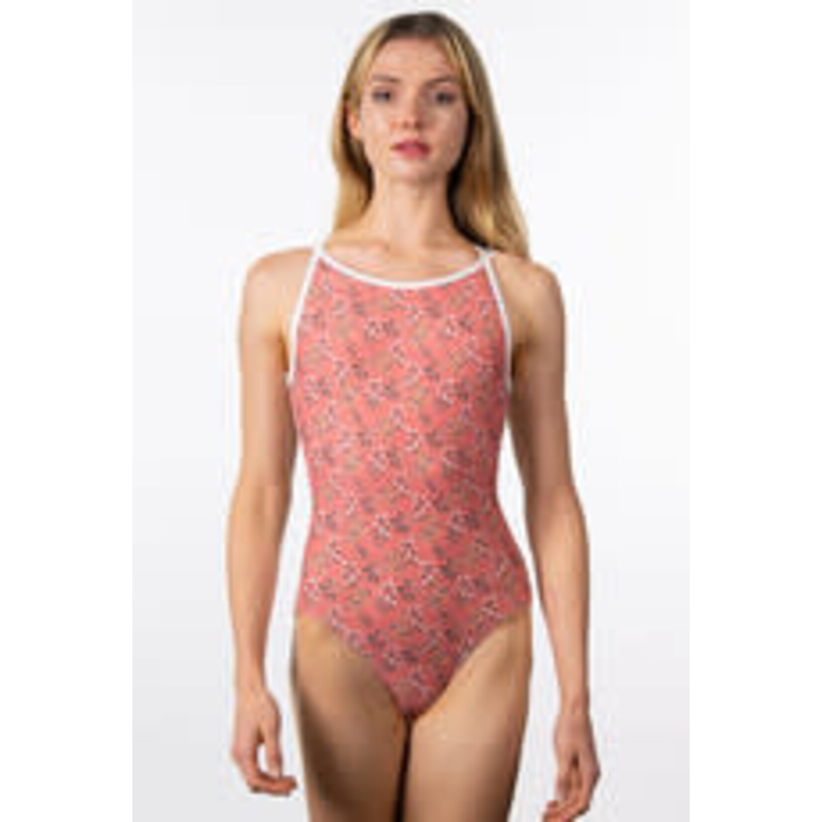 Suffolk Pointe Company Suffolk 2415A Citrus Jewel Neck Leotard