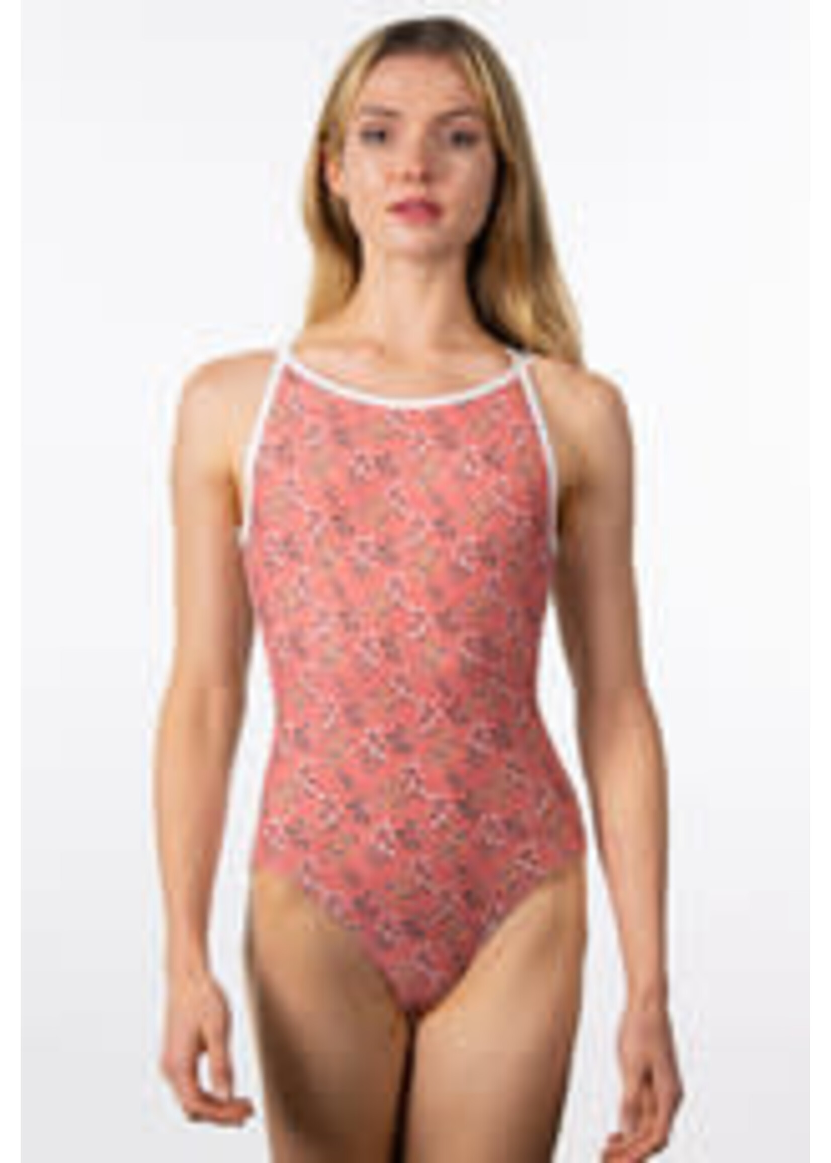 Suffolk Pointe Company Suffolk 2415A Citrus Jewel Neck Leotard