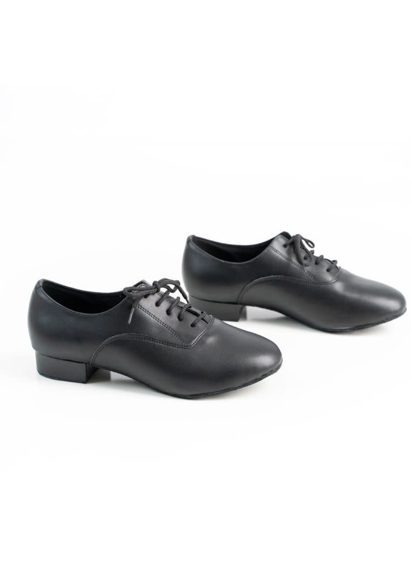 MyZiji MyZiji Alberto Classic Men's Latin Black Leather Dance Shoes