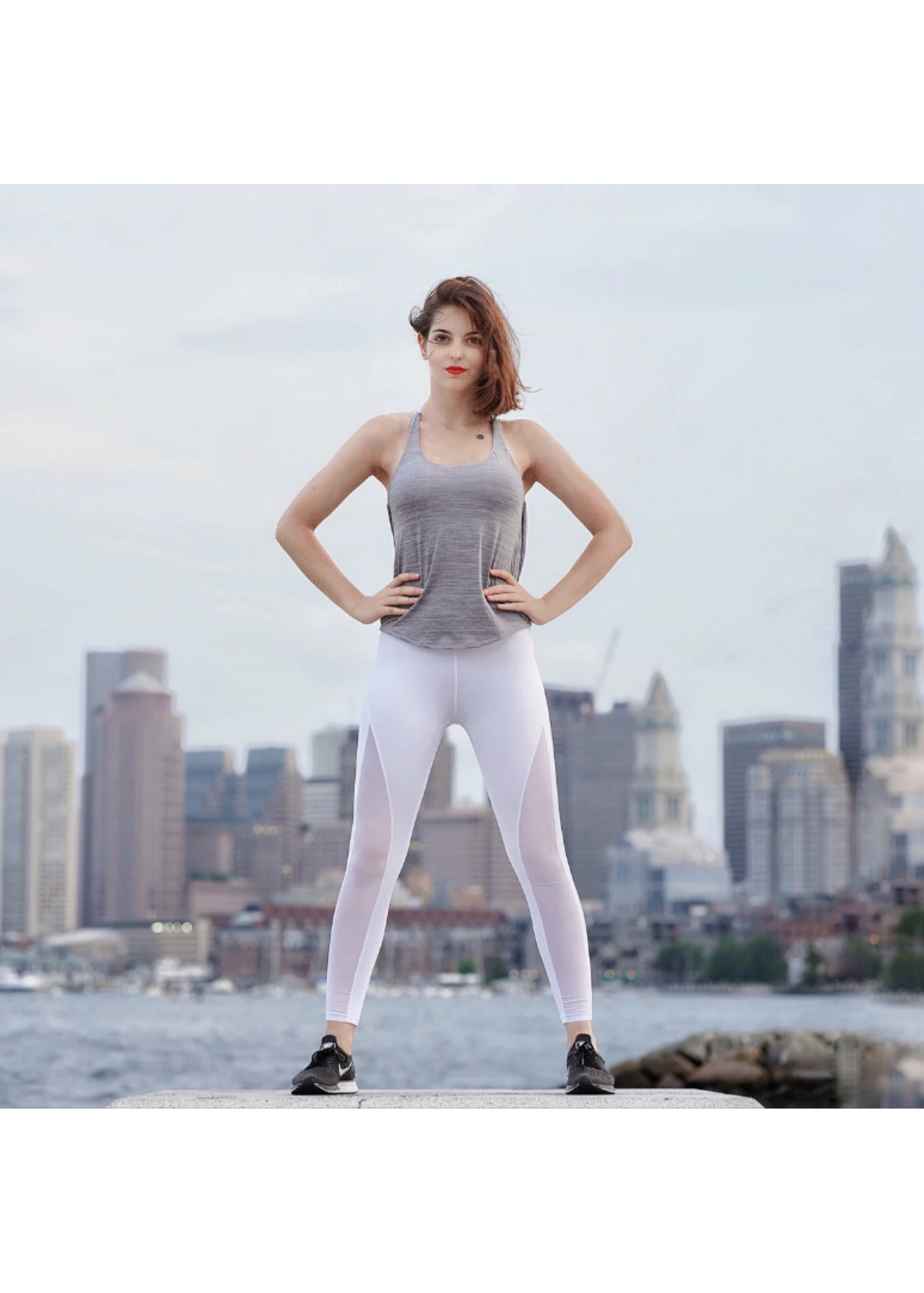 MyZiji MyZiji T-Strap Athletic Tank Top