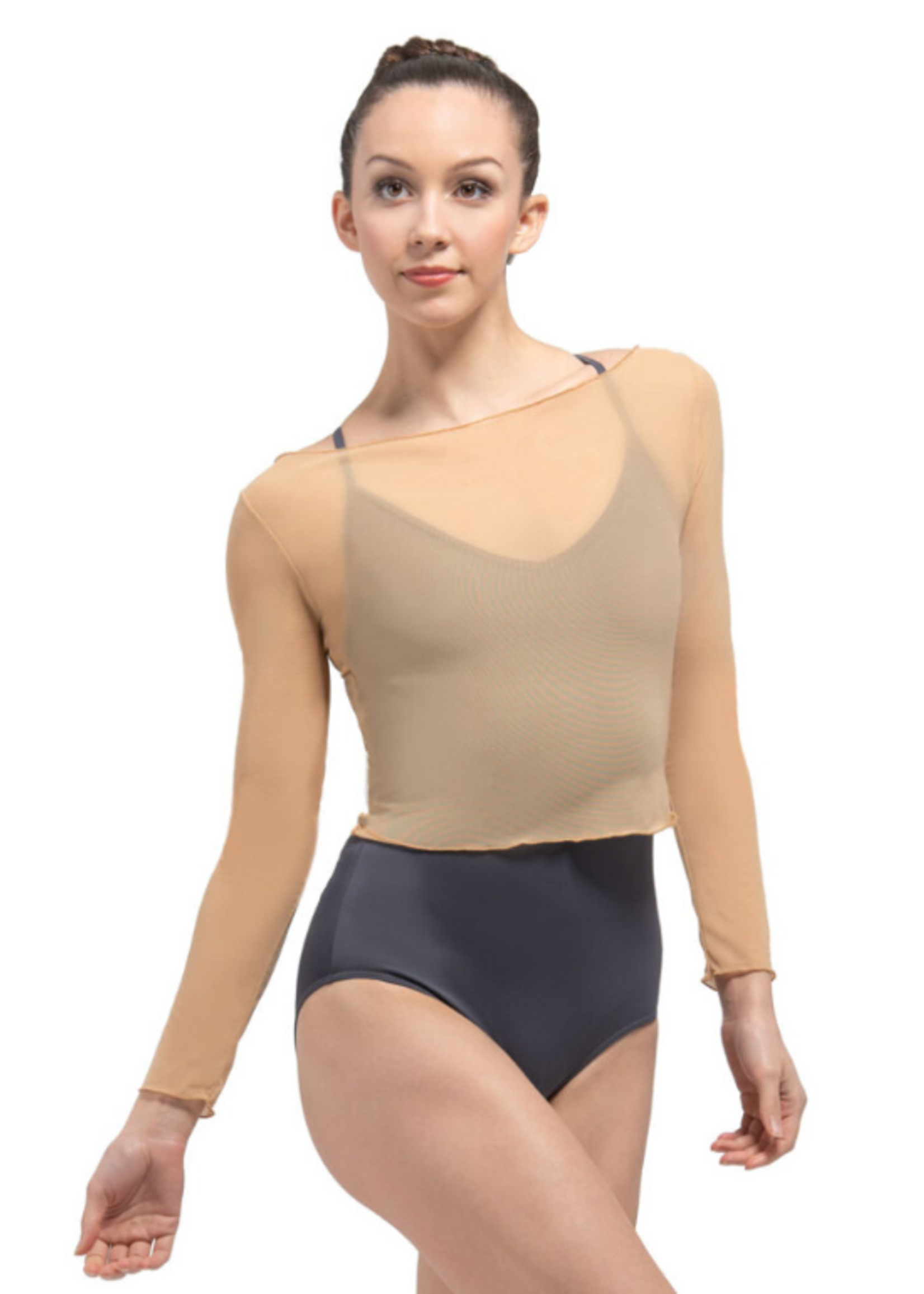 Ballet Rosa Ballet Rosa Womens Natasha Mesh Longsleeve Top