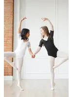 AK Dancewear Girls Chloe Mesh Short Sleeve Leotard by AK Dancewear