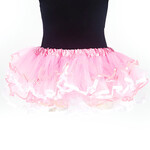 Dasha Dasha 4427 Neon Pink And White Ribbon Tutu