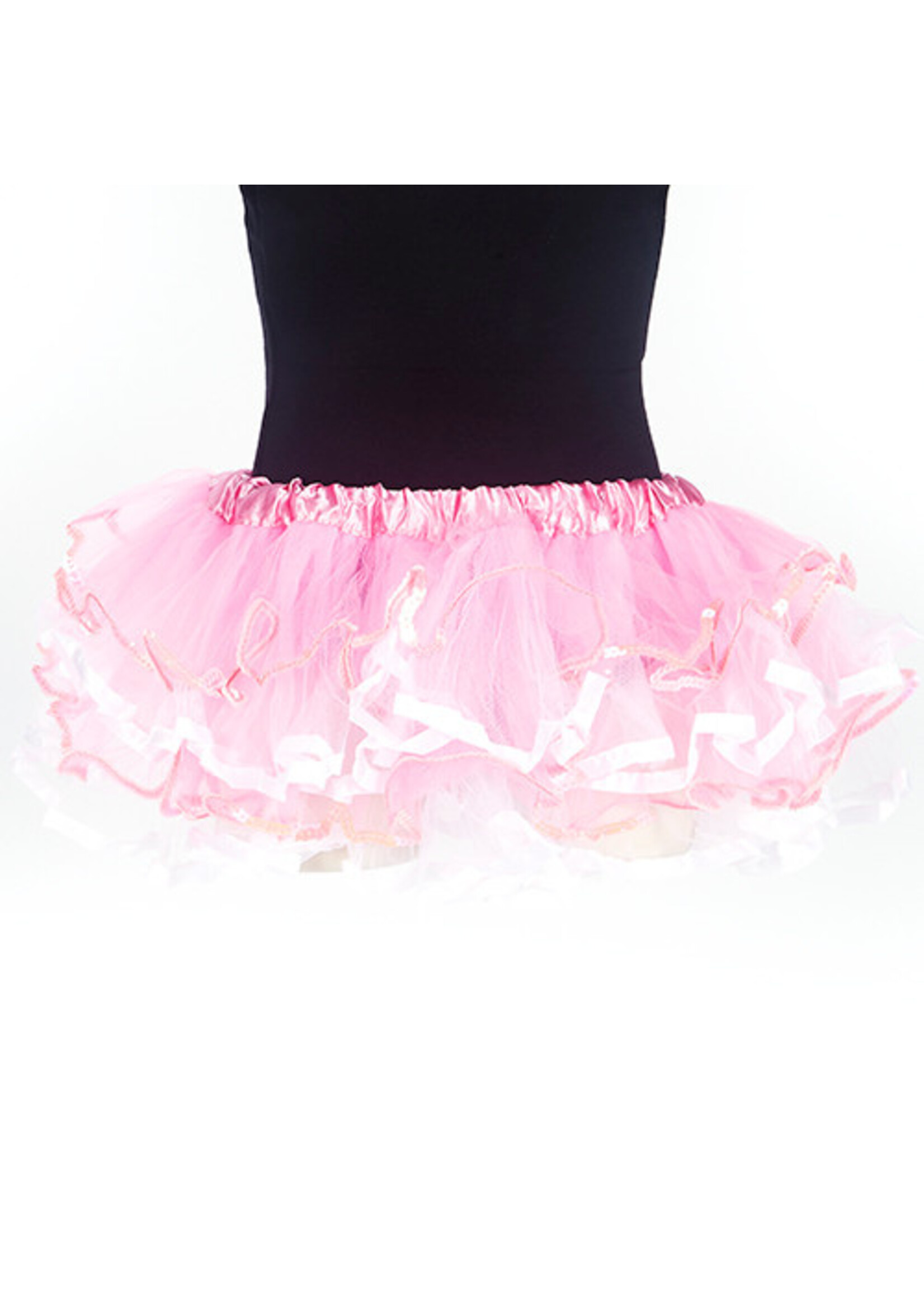 Dasha Dasha 4427 Neon Pink And White Ribbon Tutu