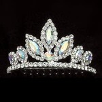 Dasha Dasha 2803 Rhinestone with Color Tiara