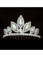 Dasha Dasha 2803 Rhinestone with Color Tiara