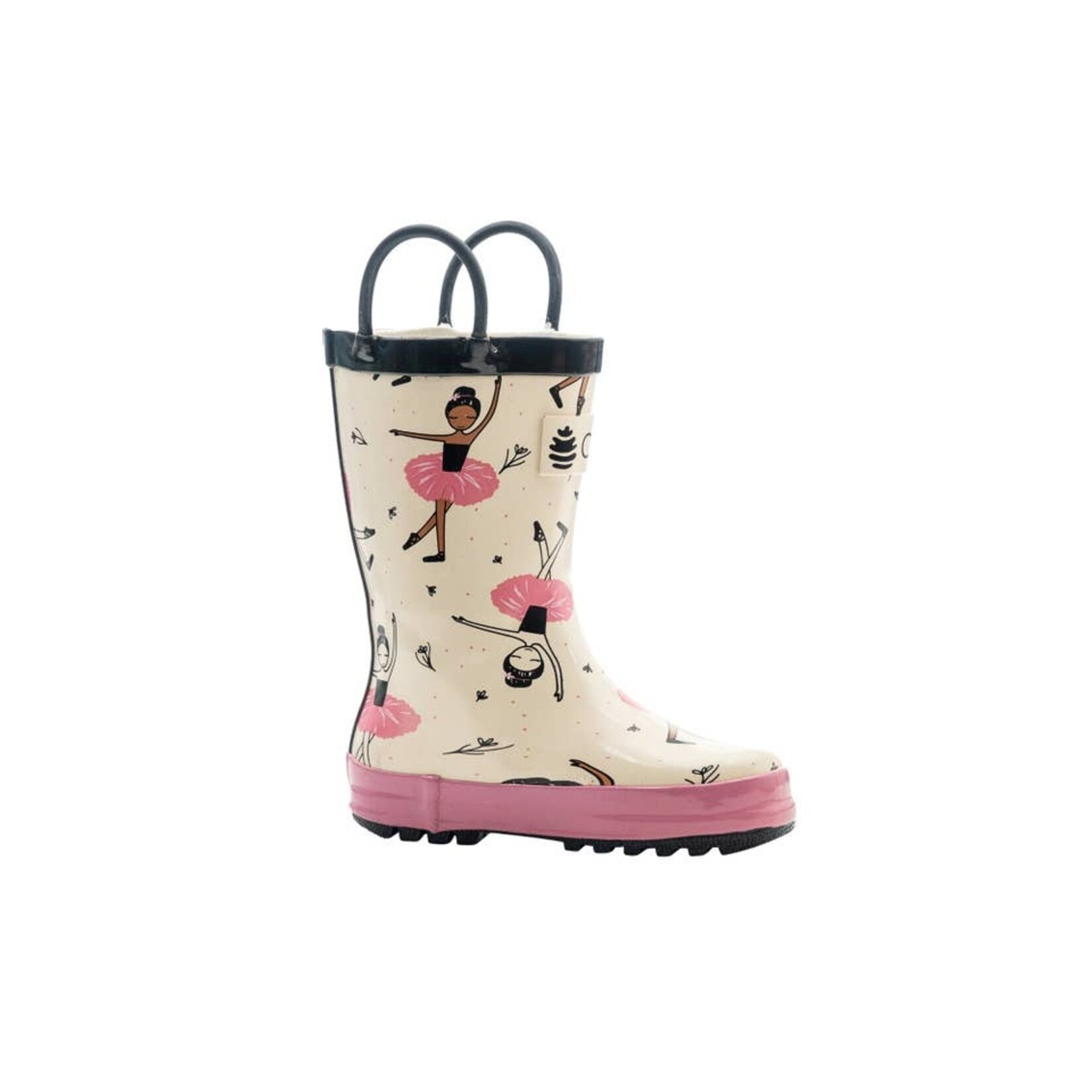 Oaki Oaki Child Loop Handle Beautiful Ballerina Rain Boots