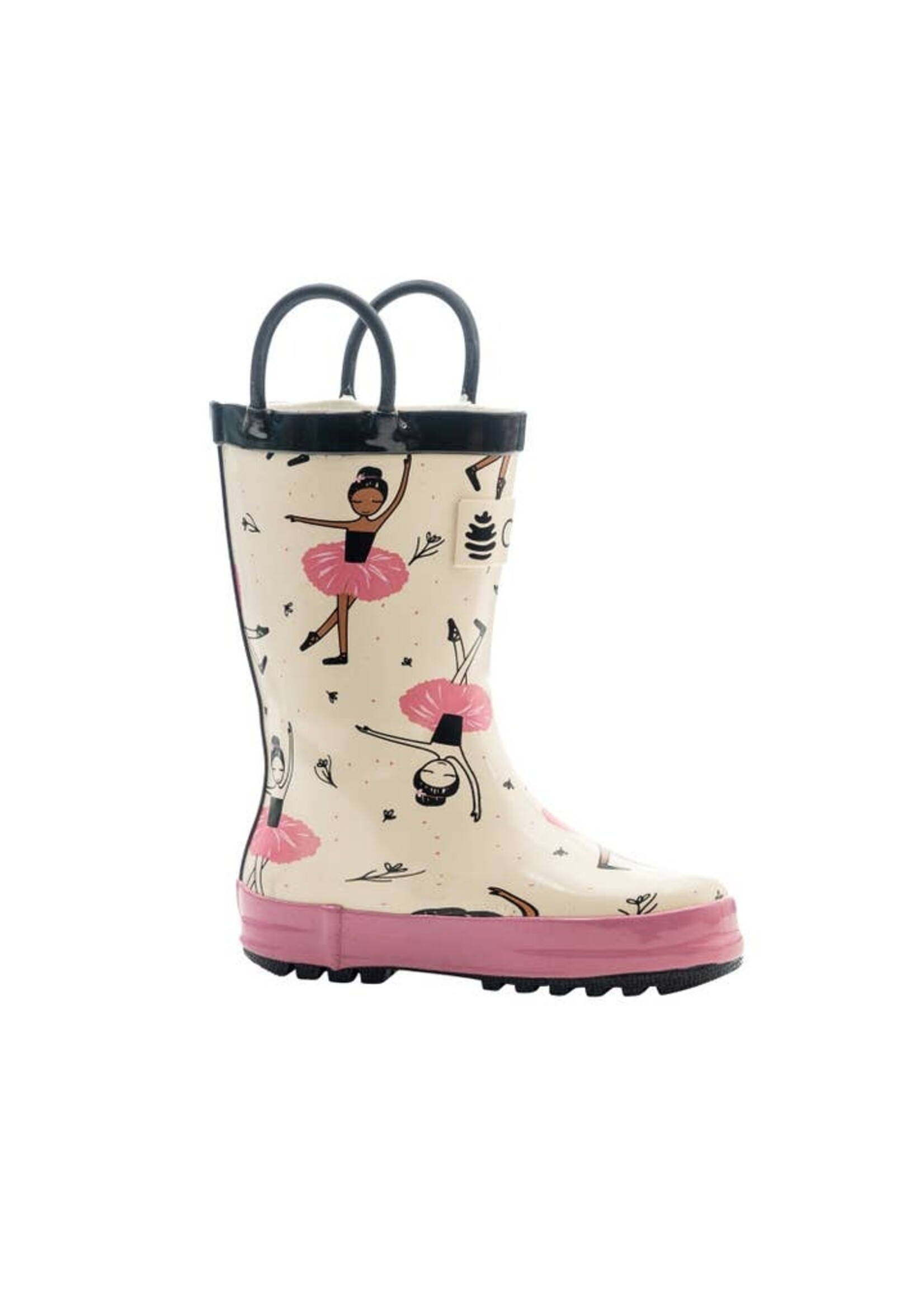 Oaki Oaki Child Loop Handle Beautiful Ballerina Rain Boots