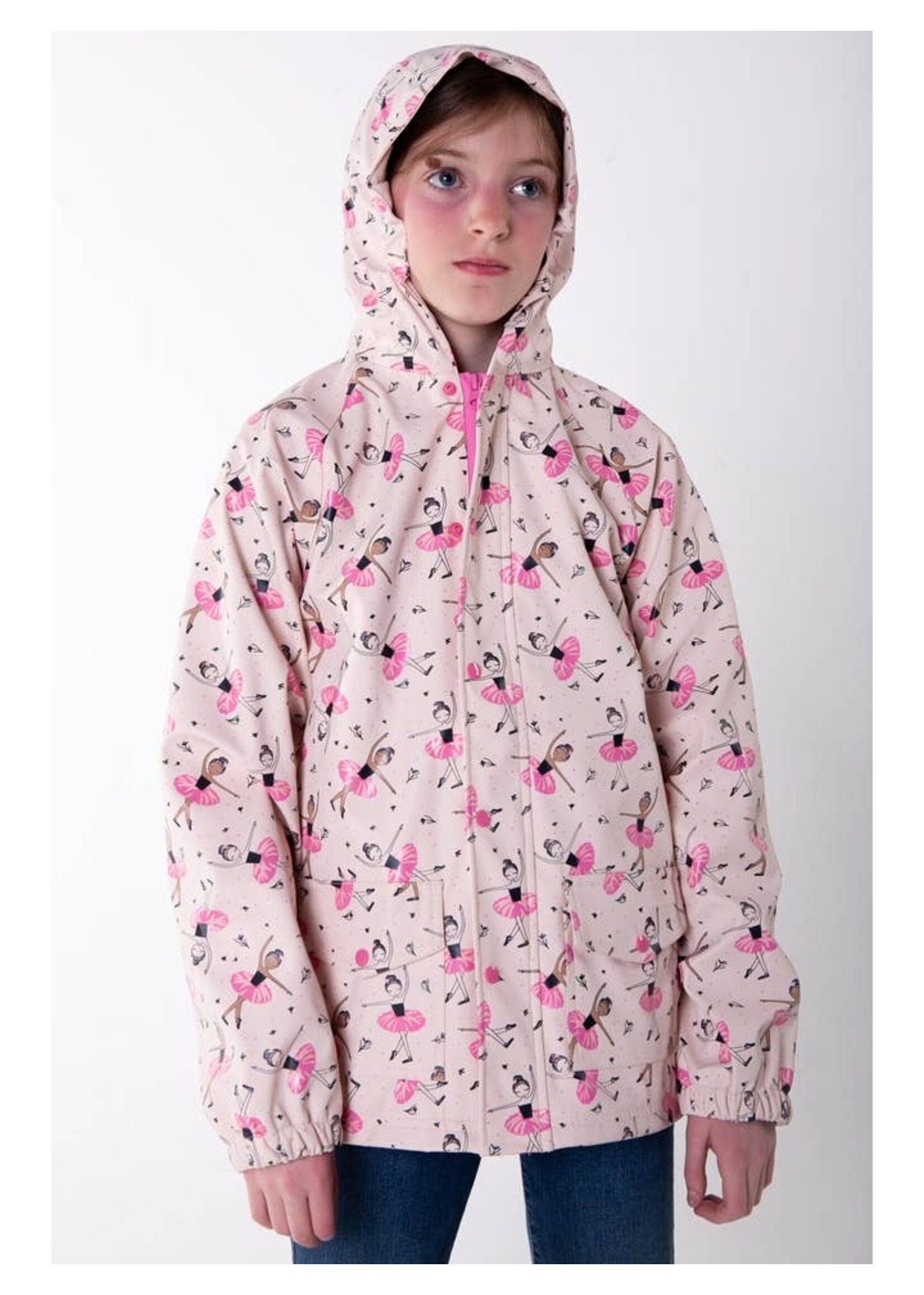 Oaki Oaki Child Beautiful Ballerina Lined Rain Coat