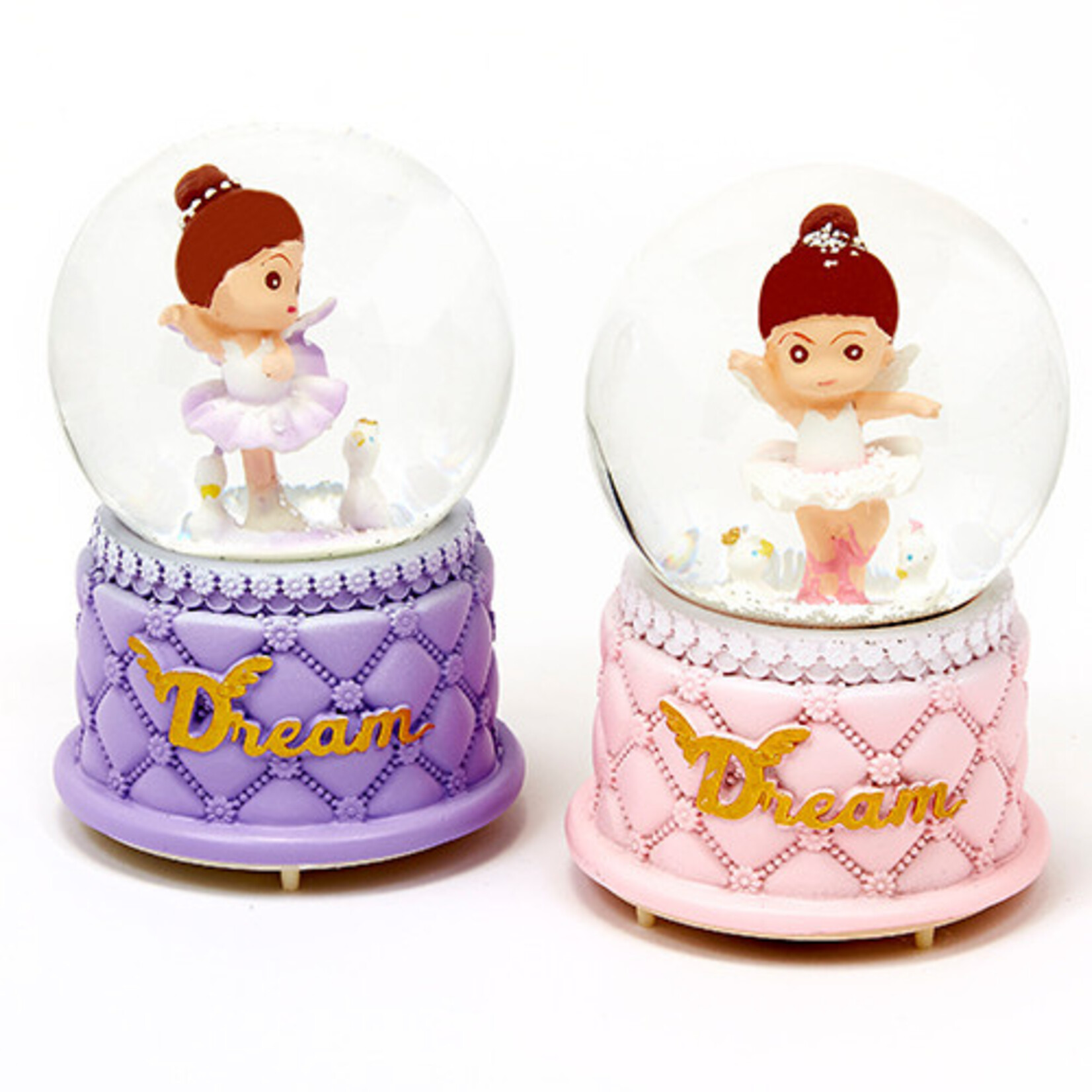 Dasha 6427 Musical Ballerina Snow Globe Assorted SET OF FOUR
