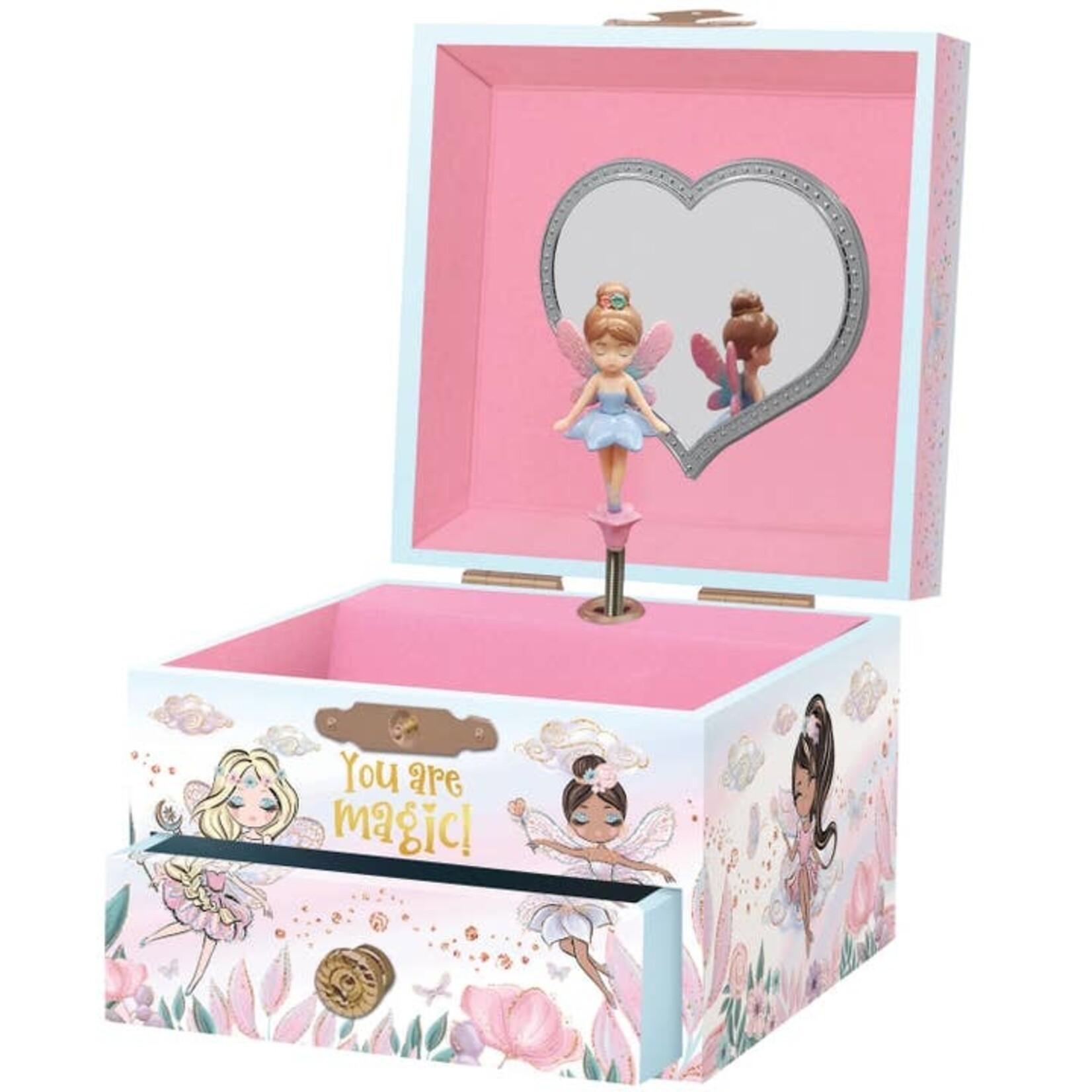 US Toy Company Fairy Musical Jewelry Box