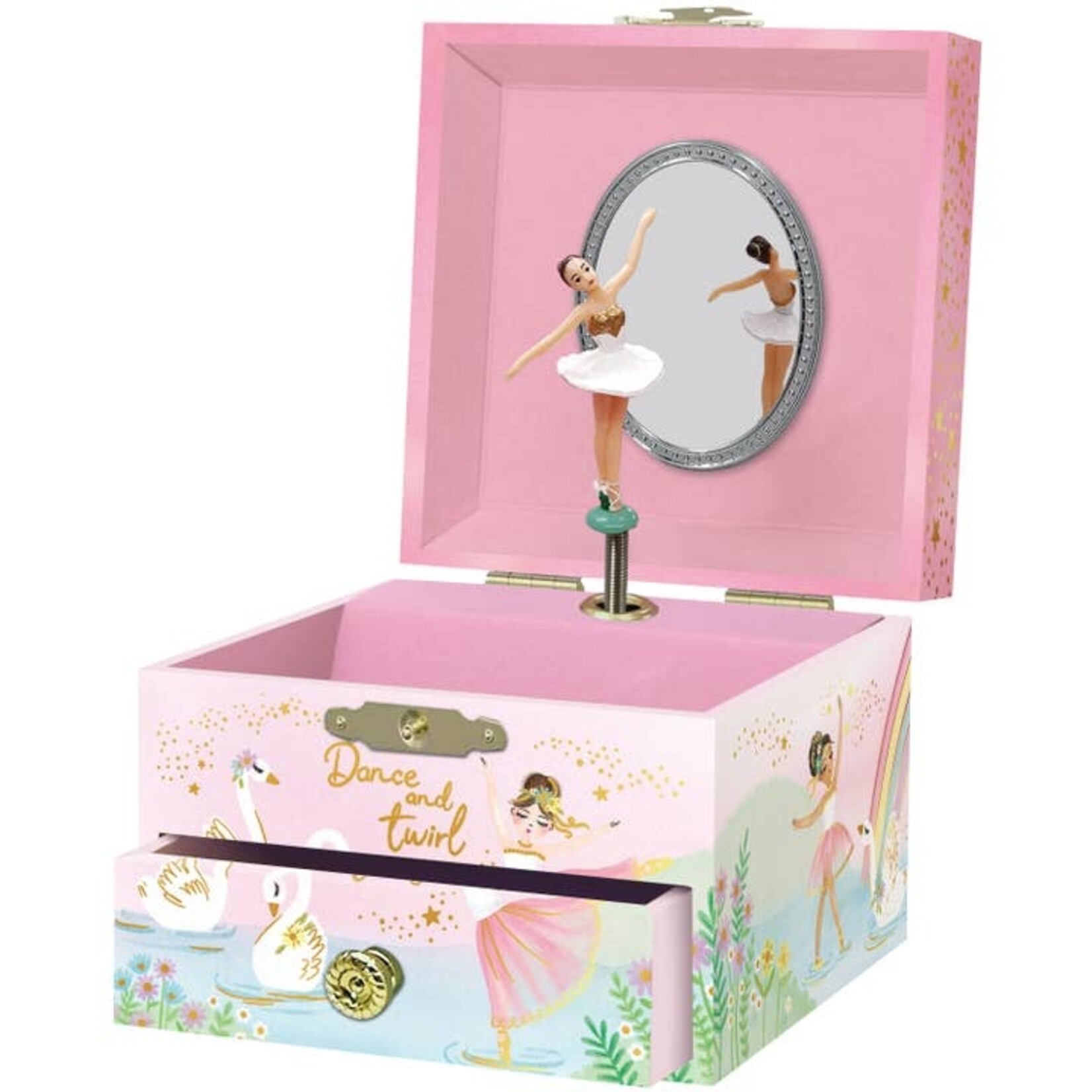 US Toy Company Ballerina Musical Jewelry Box