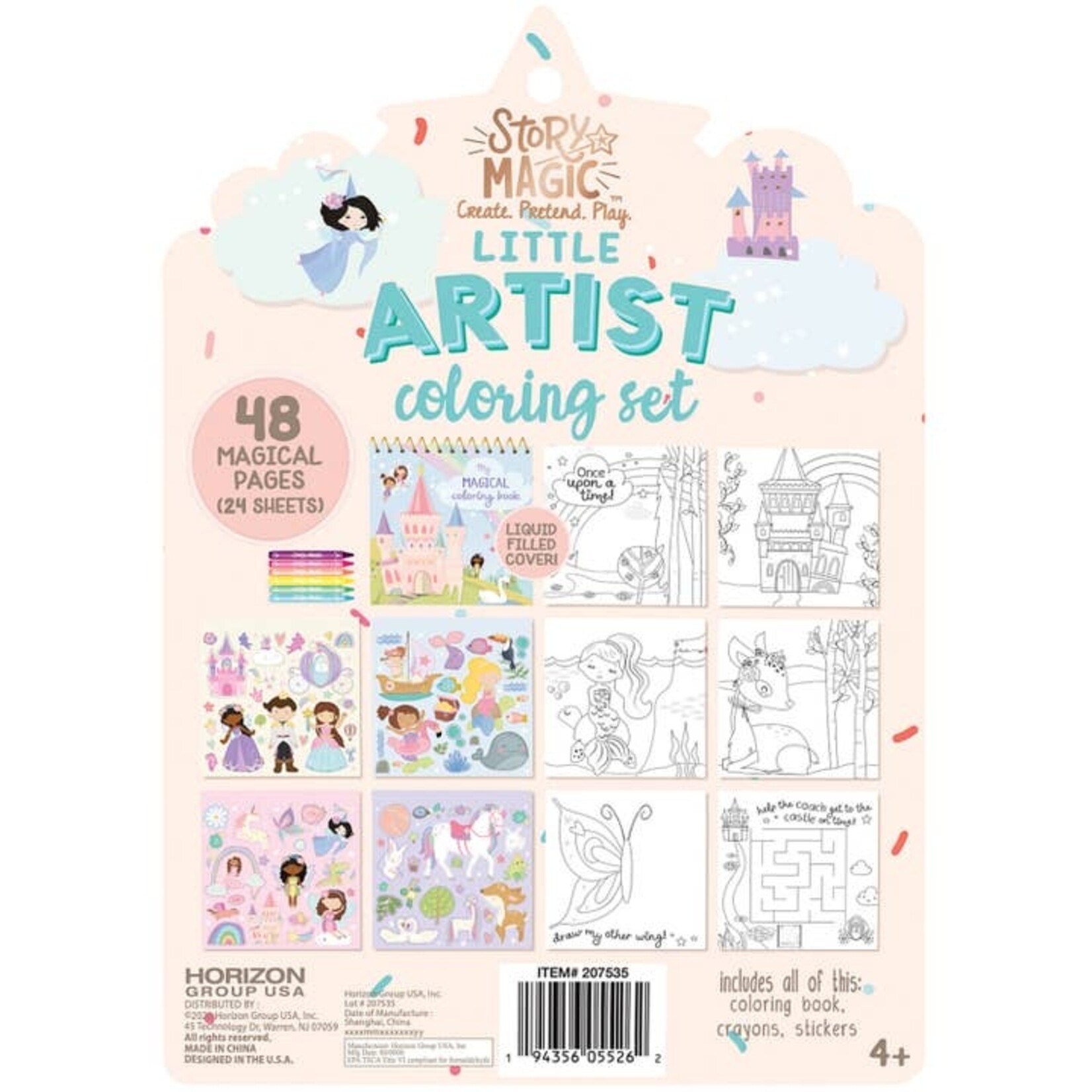US Toy Company Little Artist Coloring Set