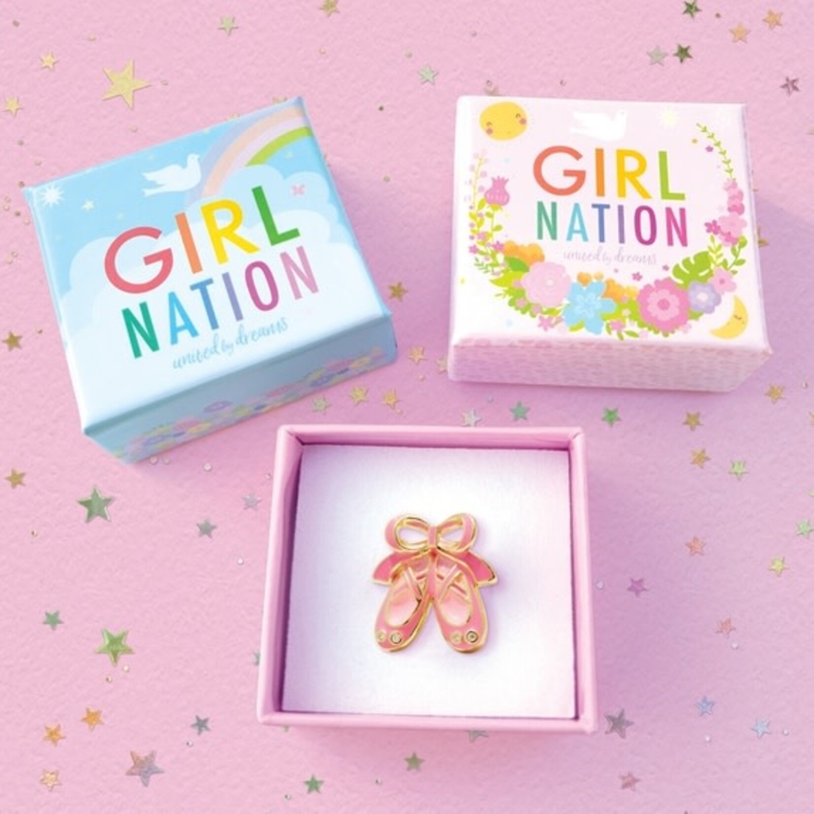 Girl Nation Twinkle Toes Adjustable Ring
