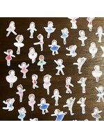 CJ Merchantile CJ Merchantile G476 1.5" Ballerina Stickers Assorted