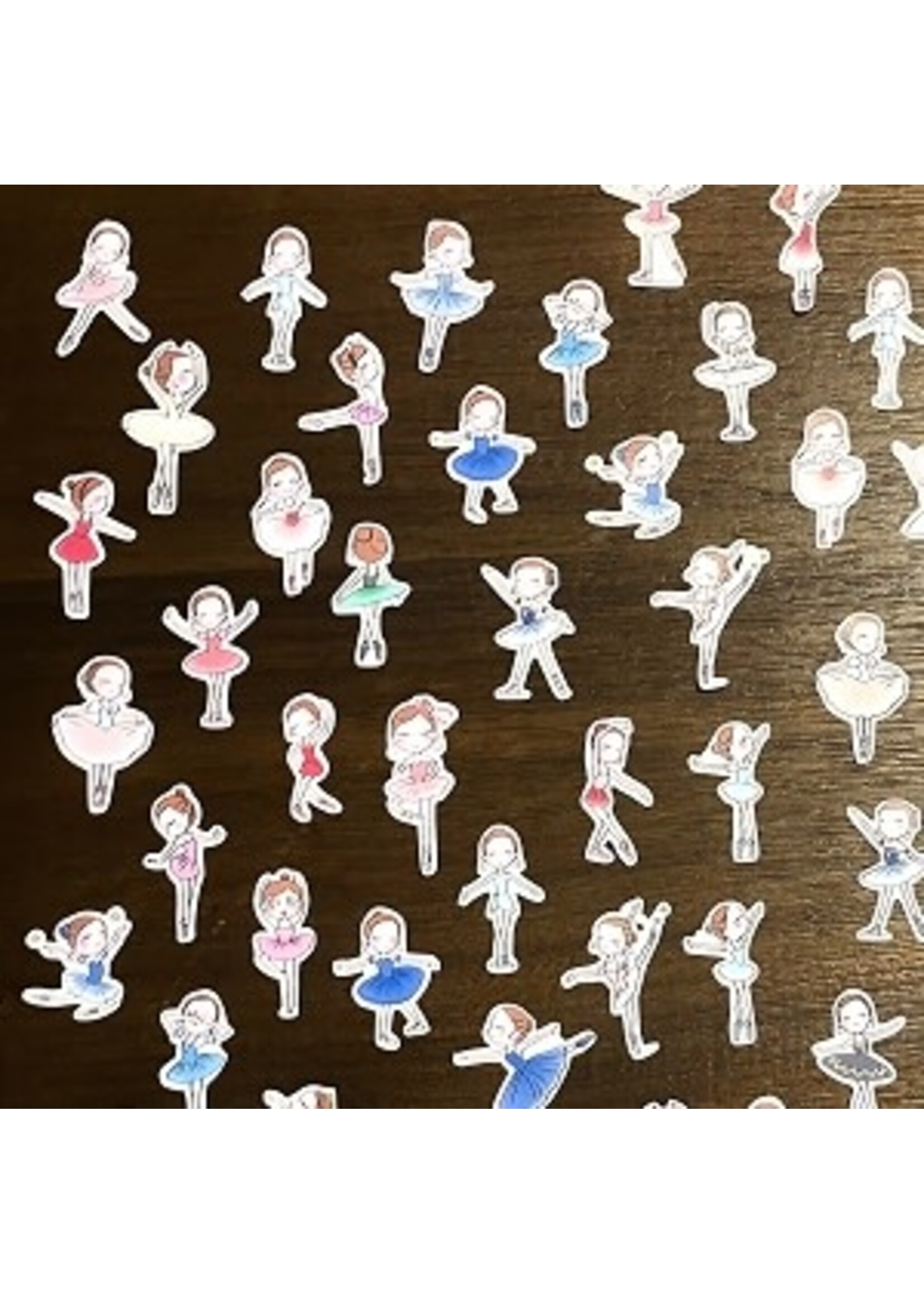 CJ Merchantile CJ Merchantile G476 1.5" Ballerina Stickers Assorted