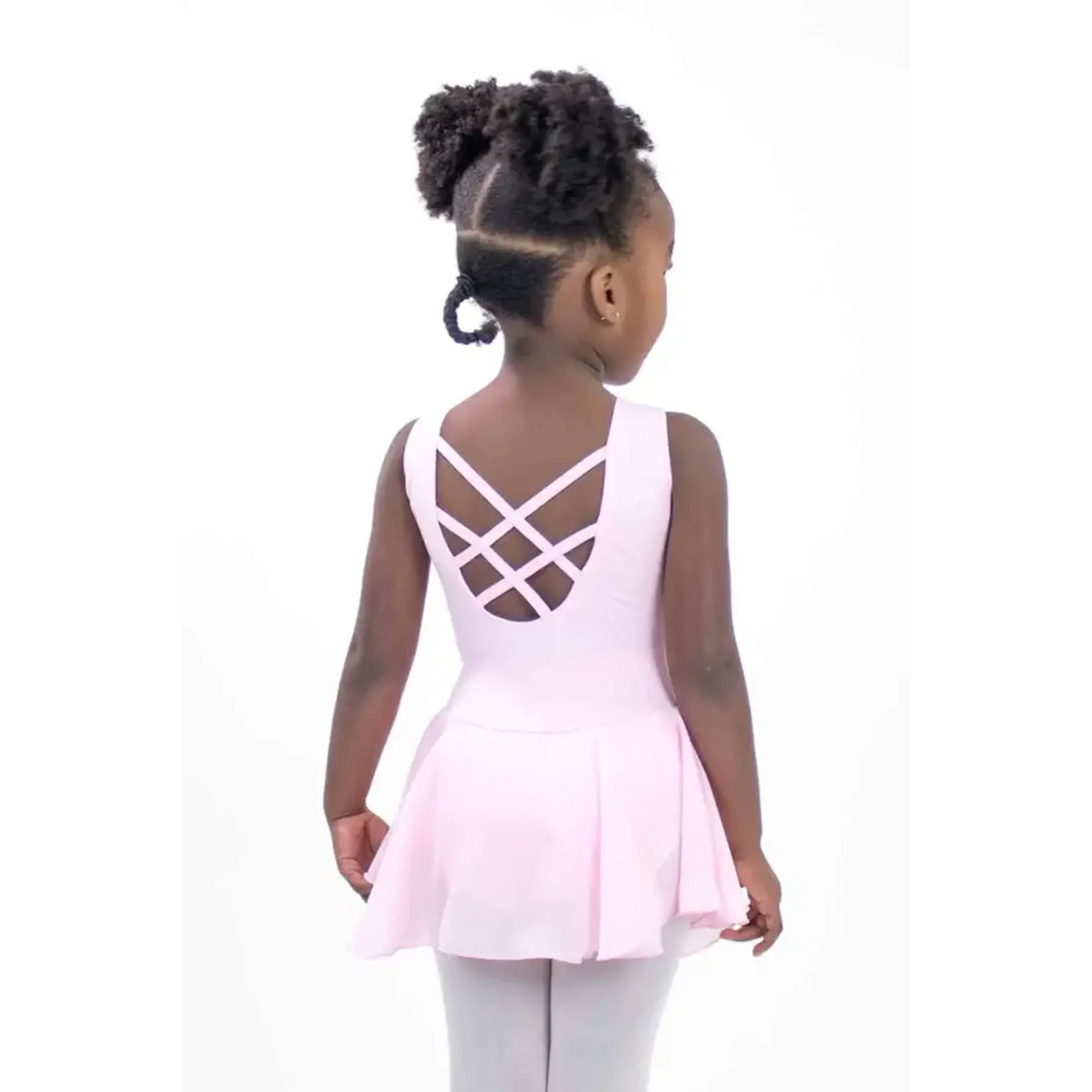 Basic Moves Basic Moves BM5520G Kids Double X Back Dress