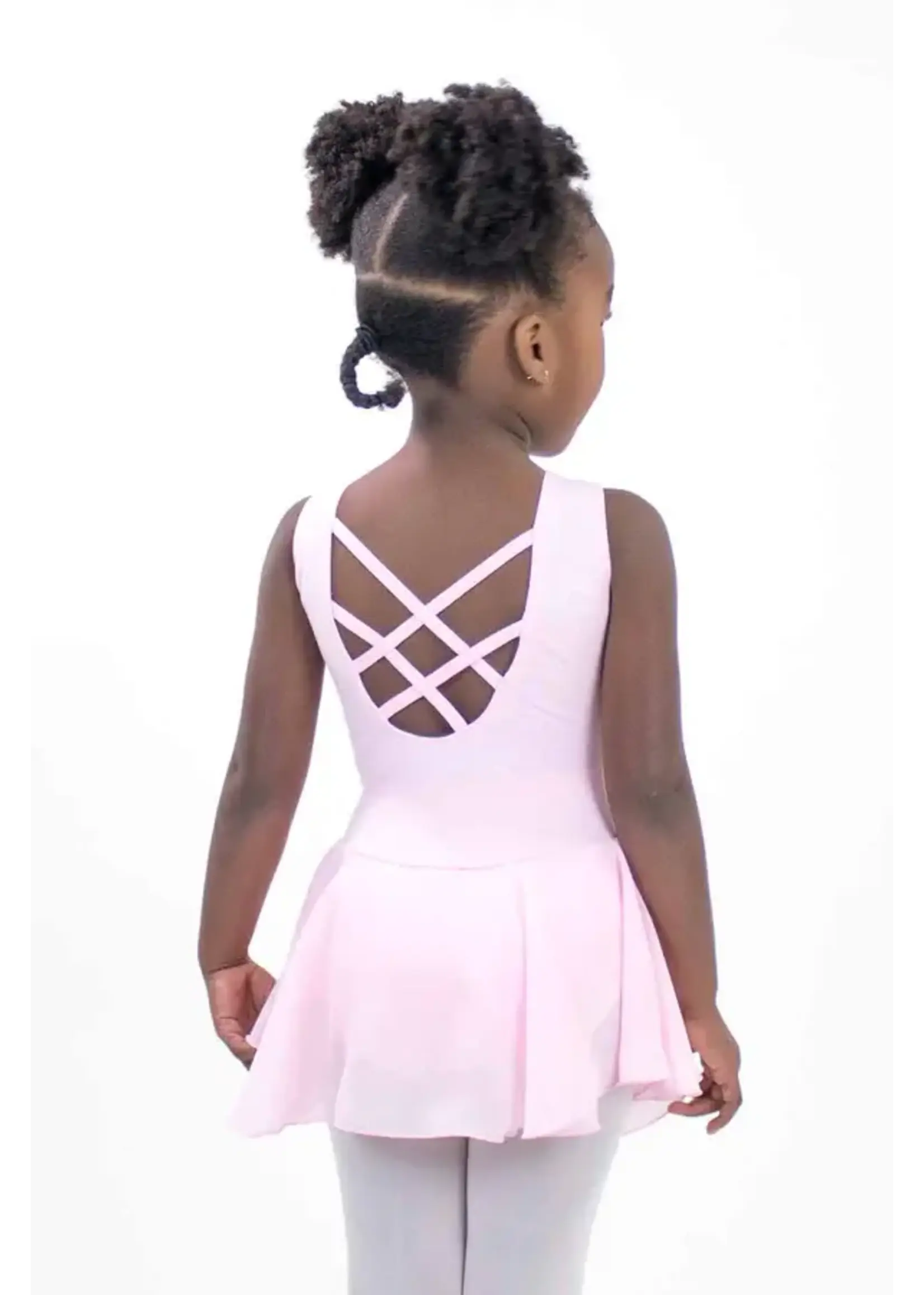 Basic Moves Basic Moves BM5520G Kids Double X Back Dress