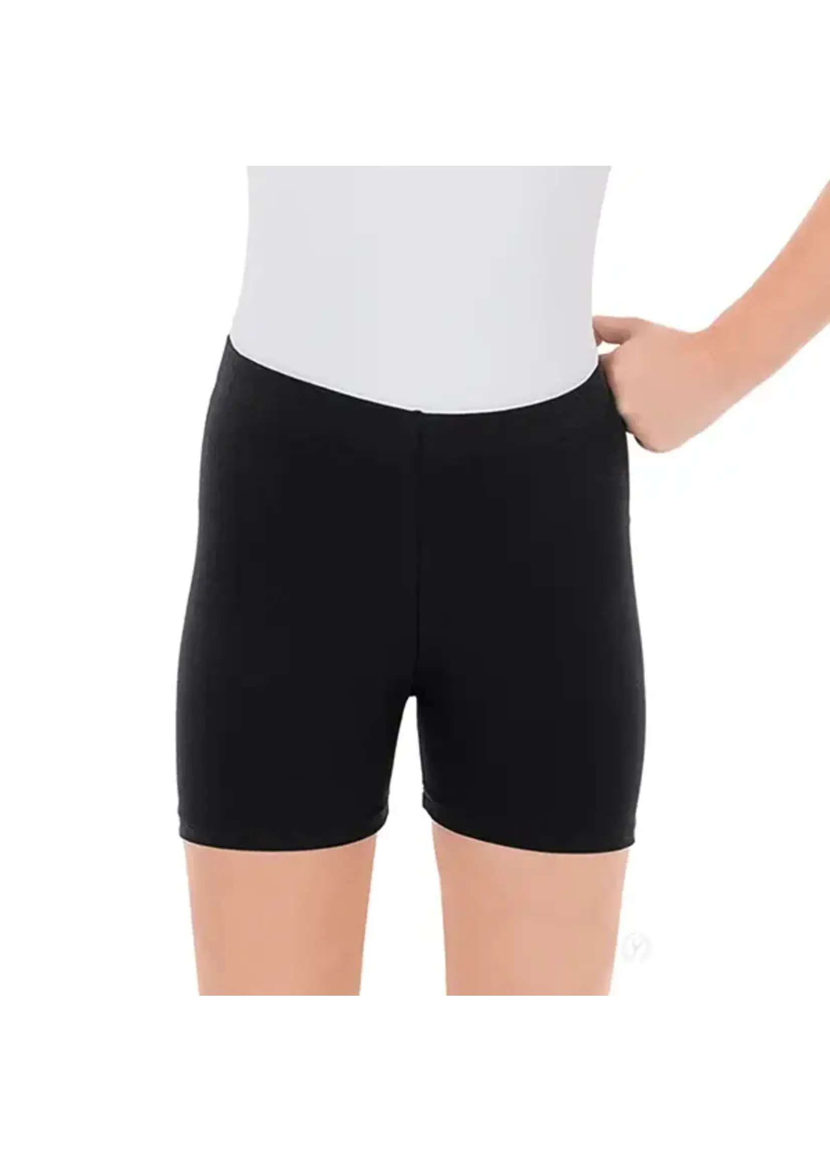 Eurotard Eurotard Girls 10262Cotton Lycra Mid-Thigh Shorts